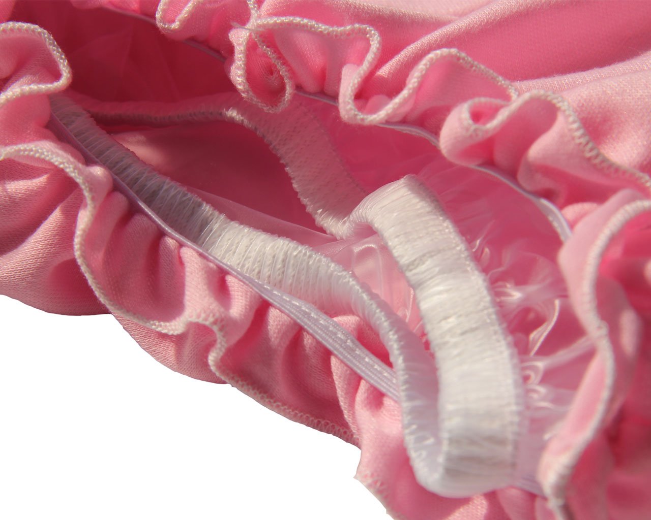 ABDL Girls Ruffle Panties - Soft Chiffon Bloomers Diaper Cover for Toddlers & Adults - Perfect for Baby Shower, Photo Shoots & Everyday Wear