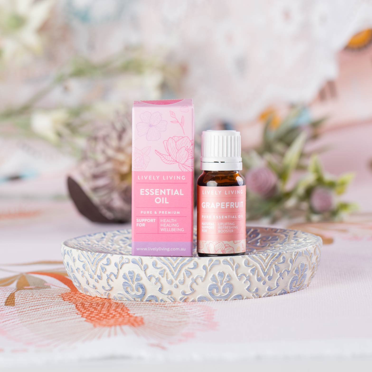 Pure Grapefruit Pink Essential Oil 10ml - 100% Natural Aromatherapy Oil for Relaxation, Stress Relief & Diffuser Use - Perfect for Massage, Skincare & Home Fragrance