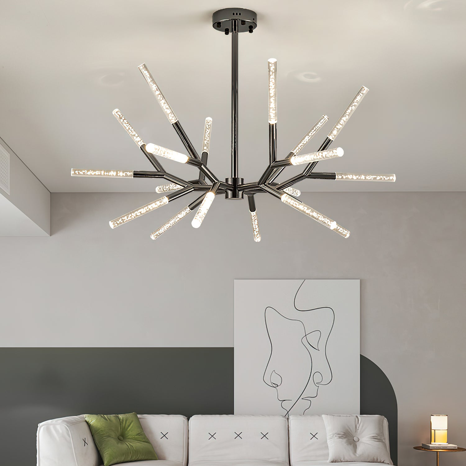 Aliano Tree Branches Chandelier - Rustic Wooden Ceiling Light Fixture for Farmhouse, Cabin & Boho Home Decor | Perfect for Dining Room, Bedroom or Living Room Lighting