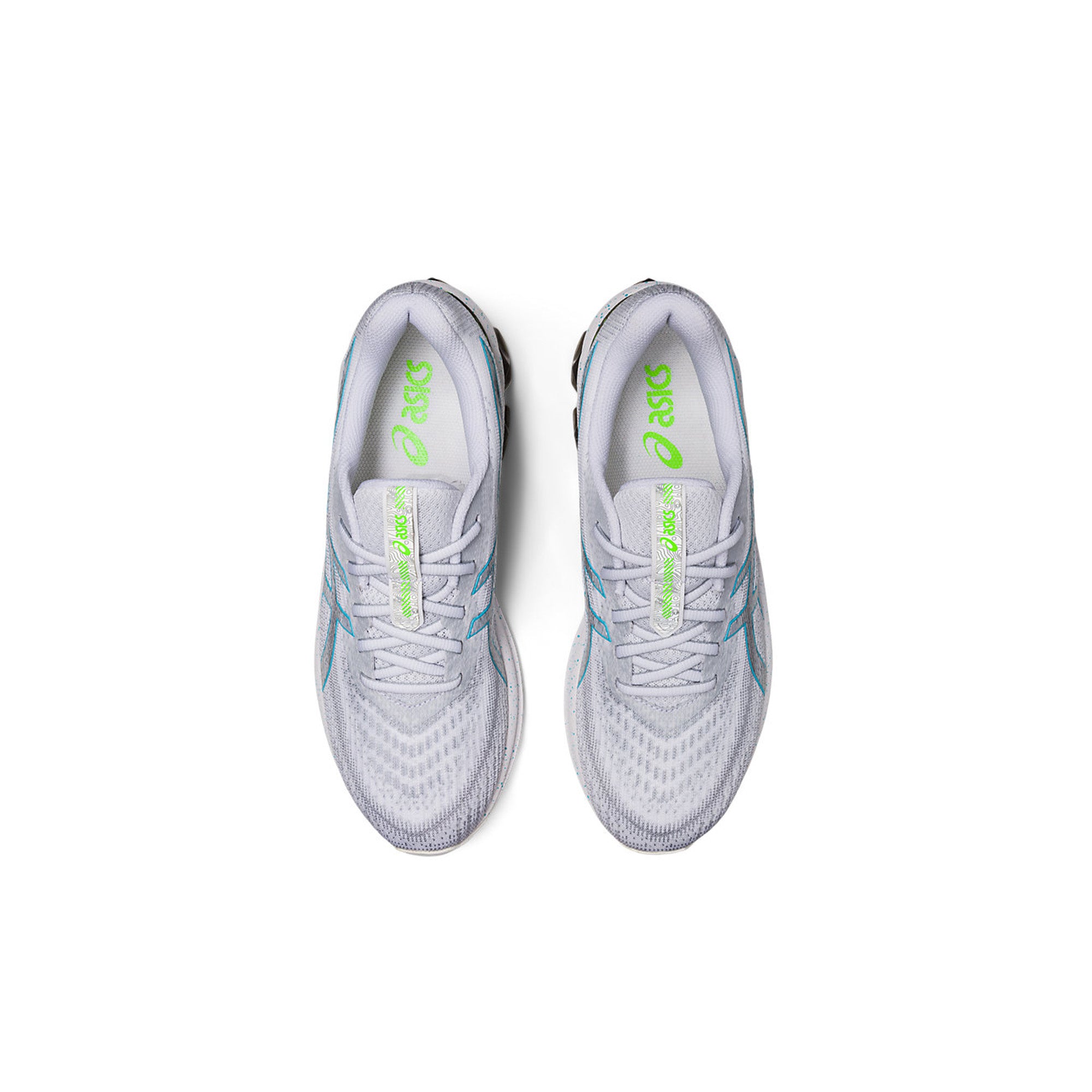 ASICS GEL QUANTUM 180 VII Running Shoes - White/Gunmetal - Lightweight Cushioned Sneakers for Men & Women | Perfect for Jogging, Gym Workouts & Everyday Wear