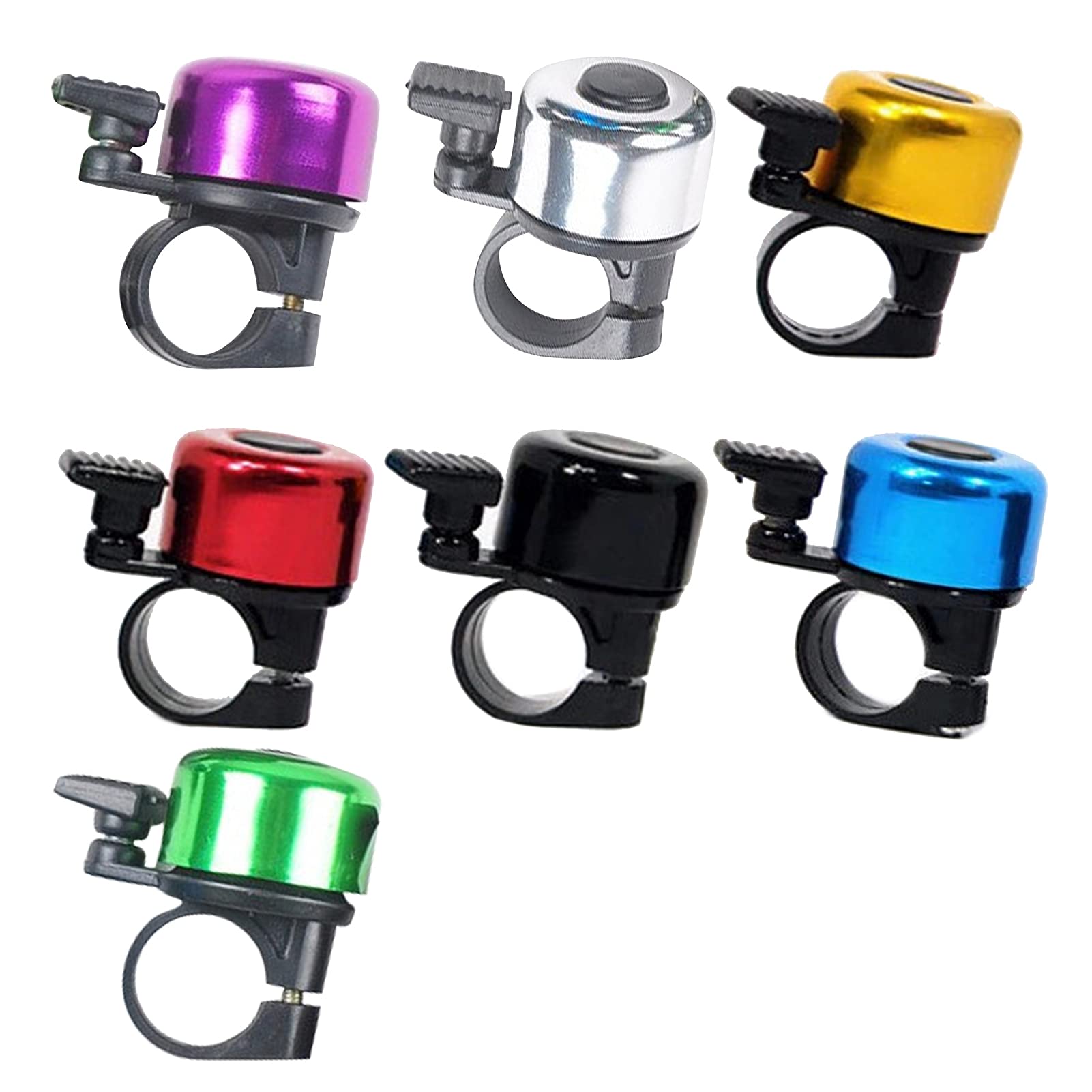 Premium Aluminum Bike Bell - Loud & Crisp Bicycle Bell for Adults & Kids - Perfect for Road, Mountain & Commuter Bikes - Safety Cycling Accessories for Urban & Trail Riding