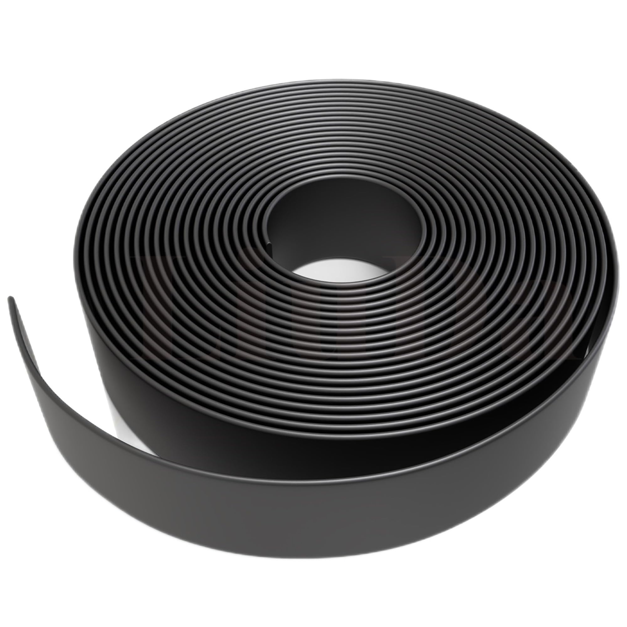 10 ft x 2 Inch Wide Black Vinyl Strapping Replacement Straps - Durable Patio Chair & Outdoor Furniture Repair Straps with Matte Finish - Perfect for Lawn Chairs, Loungers, and Poolside Furniture