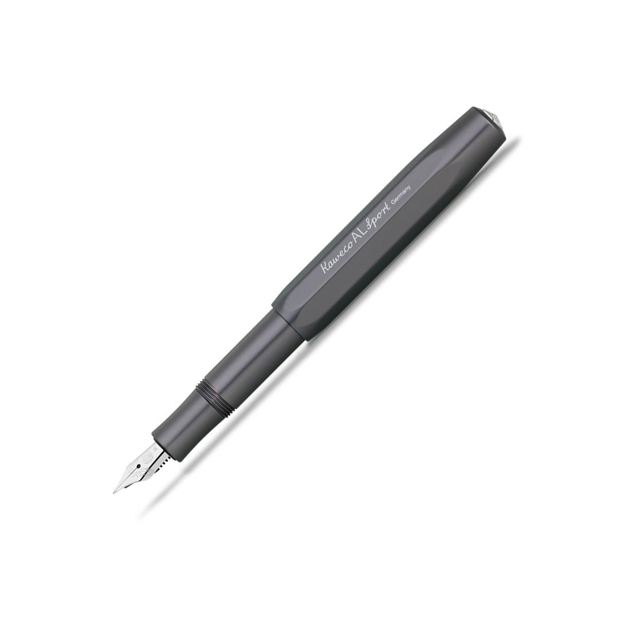 Premium AL Sport Fountain Pen - Anthracite Fine Nib - Smooth Writing for Professionals & Students - Ideal for Office, School & Calligraphy