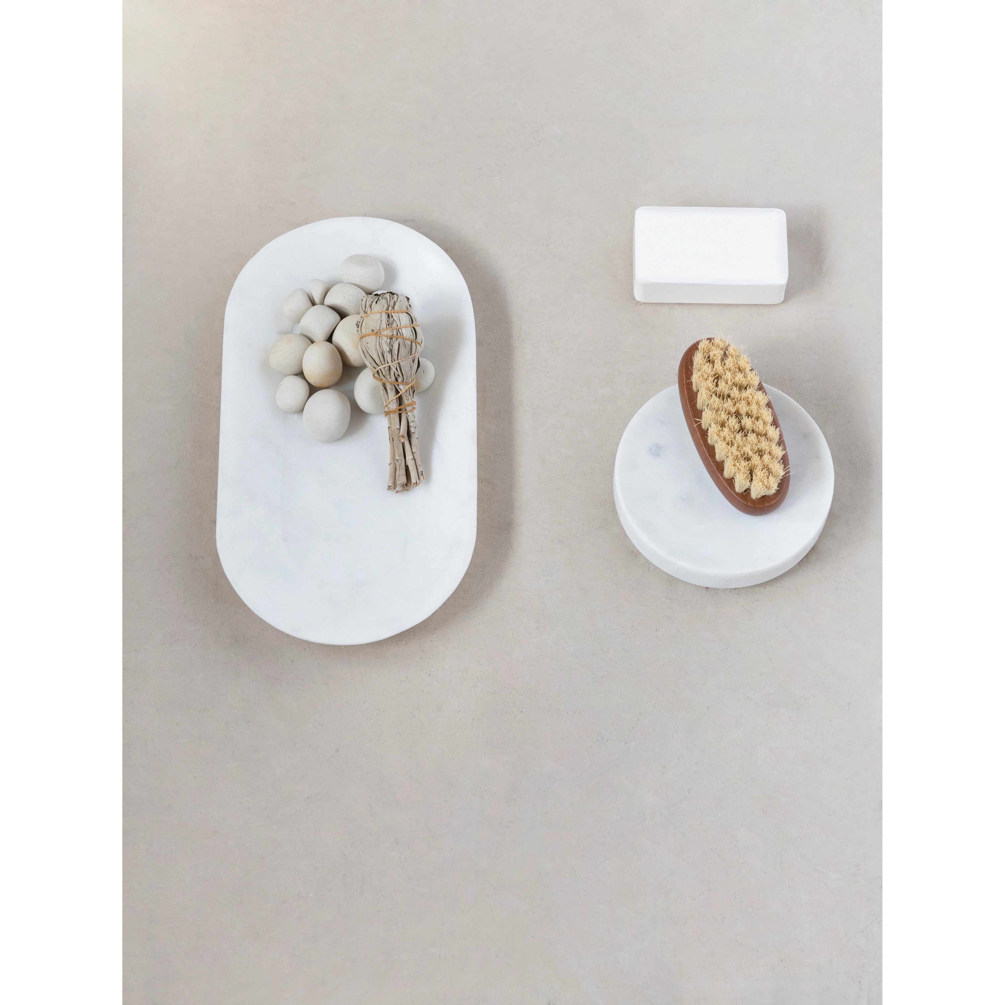 Elegant Oval Marble Tray - Decorative Serving Tray for Coffee Table, Vanity & Bathroom Organization | Perfect for Jewelry Display, Makeup Holder & Home Decor