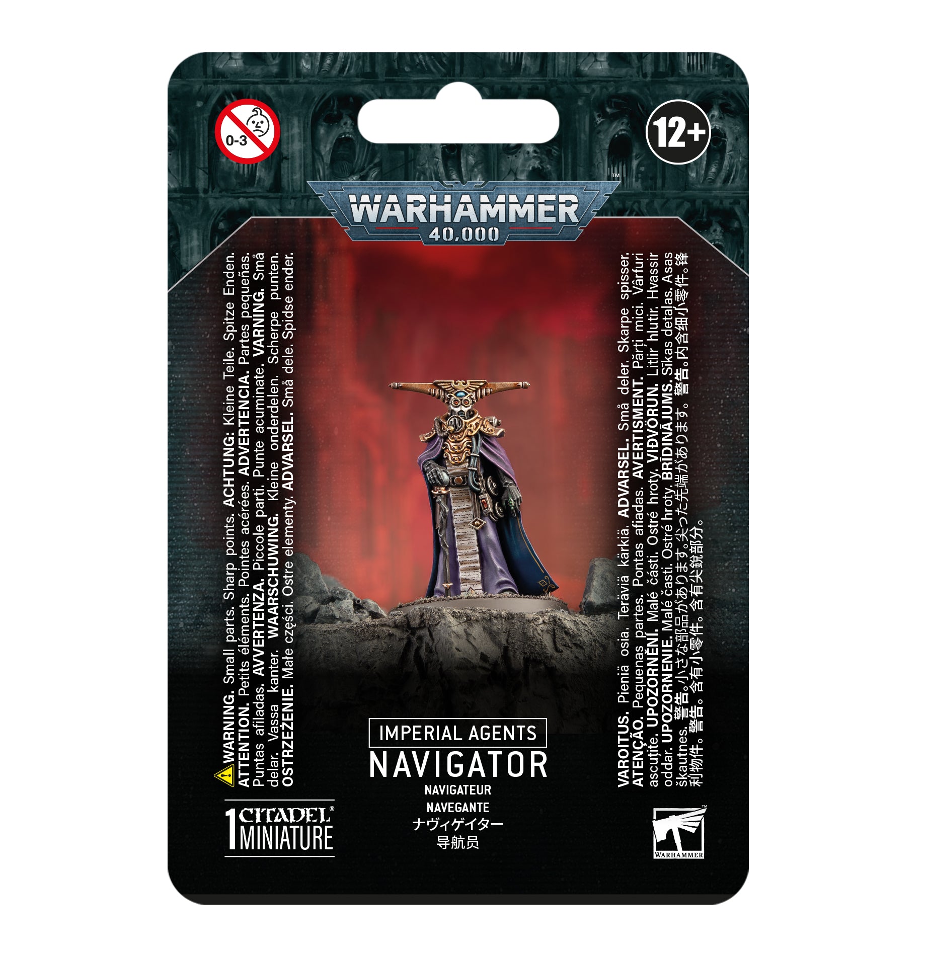 Warhammer 40K Imperial Agents Navigator Miniature - Official Games Workshop Tabletop Wargaming Figure for Warhammer 40,000 - Perfect for Collectors, Painters & Strategy Gamers