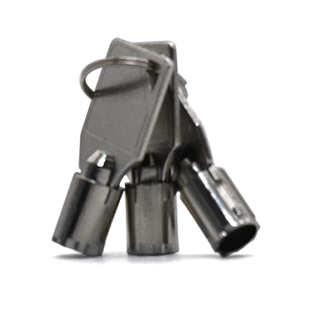 3-Pack Keyed Alike Vending Machine Locks for Coke, Snack & Soda Machines - Durable Candy Vending Lock Replacement with 3 Keys - Perfect for Retail Stores, Offices & Public Spaces