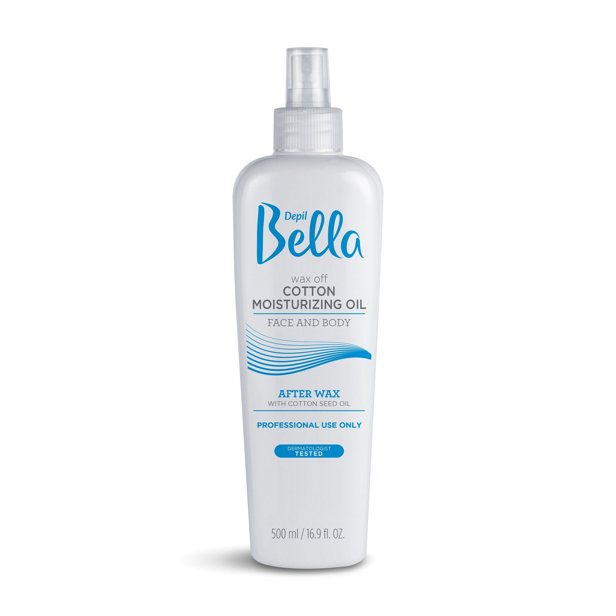 Depil Bella Post Waxing Body Oil - 500ml Moisturizing Oil with Cotton Seed Oil for Smooth Skin - 3 Pack - Perfect for Post-Wax Care & Daily Hydration