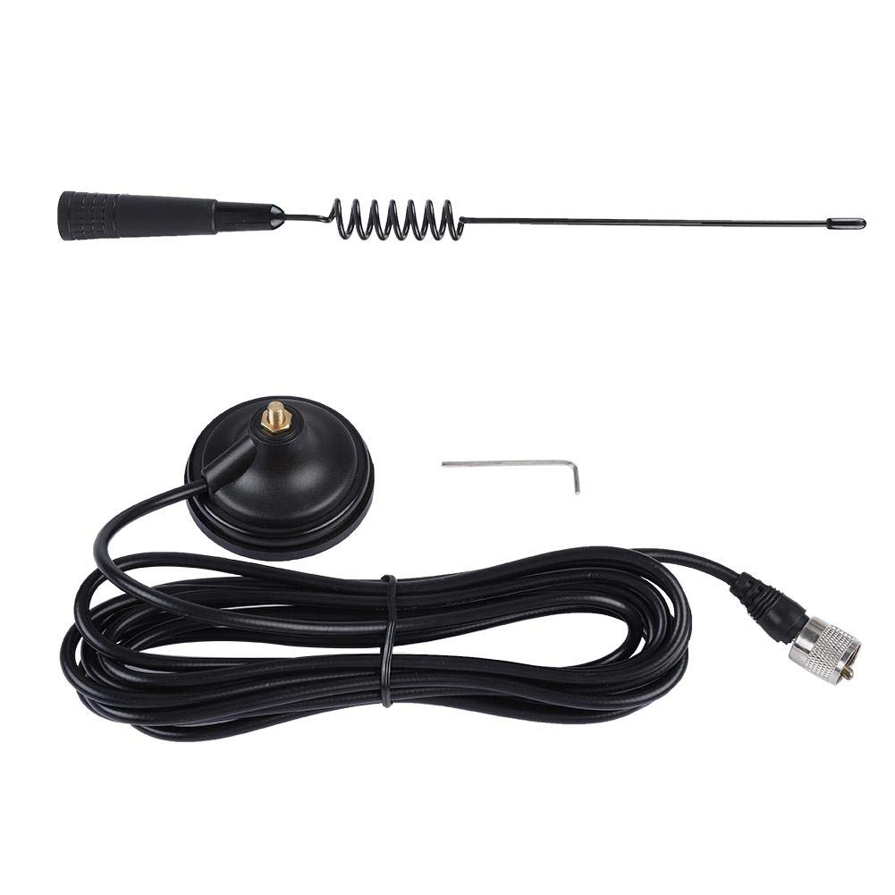 Wendry Heavy Duty CB Radio Antenna 26-28MHz - Magnet Mount Mobile Car Antenna with 4M RG-58U Coaxial Cable & PL-259 Connector - Compatible with Cobra CB Radios - Perfect for Truckers, Off-Roading & Emergency Communications