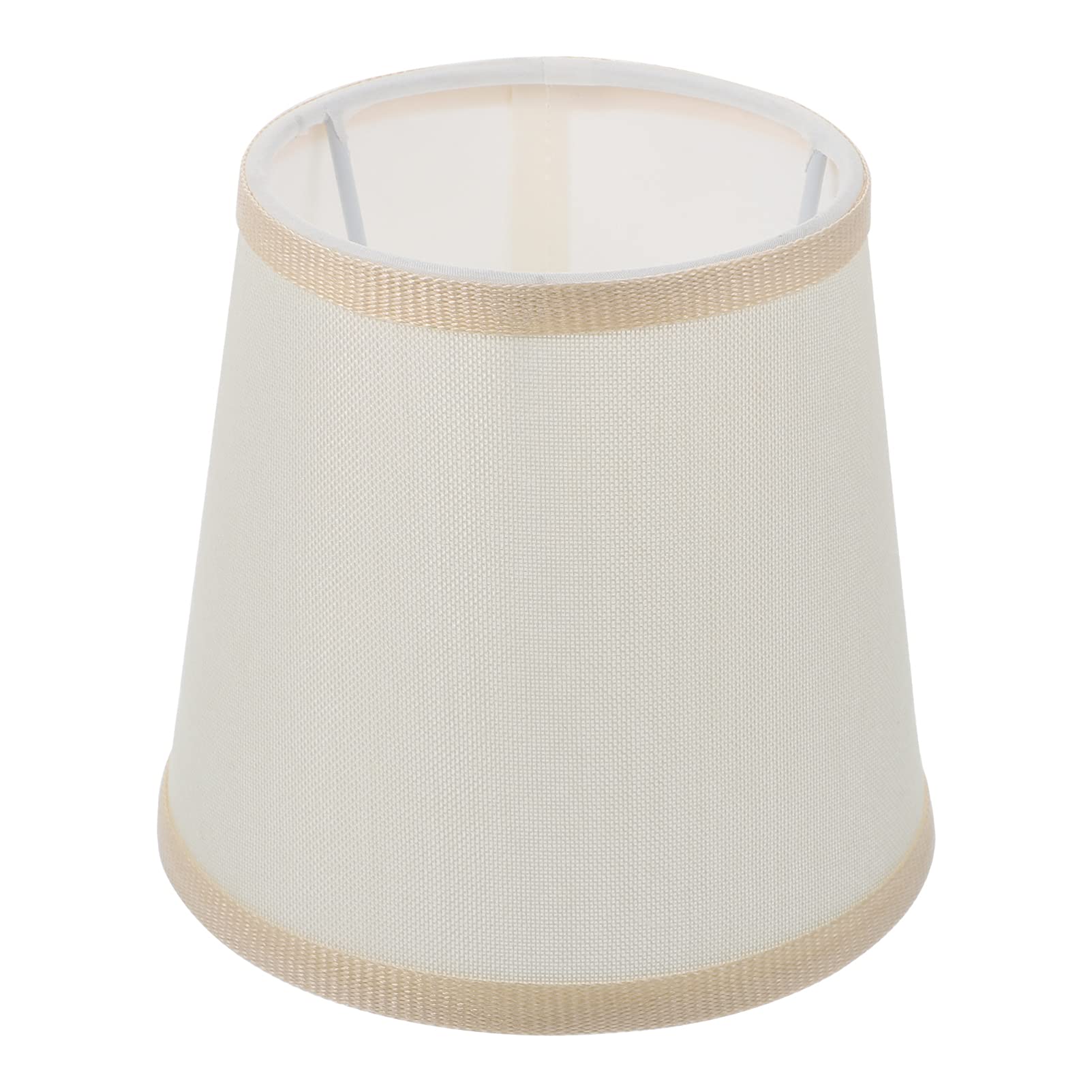 iBasenice Clip-On Barrel Lamp Shades - Fabric Chandelier & Table Lamp Covers for Wall Light, Floor Light | Perfect for Living Room, Bedroom & Dining Room Lighting Decor