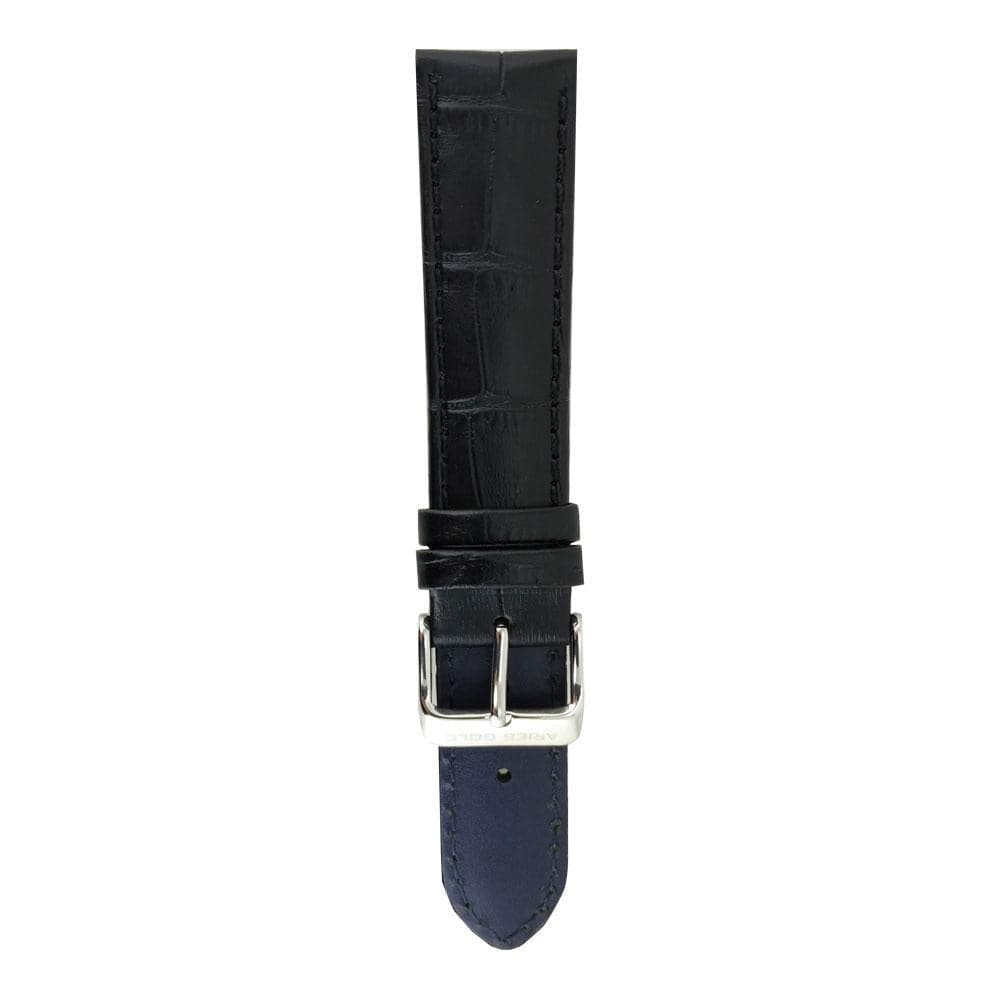 Aries Gold Midnight Black Crocodile Leather Strap Watch AG L0001 - Luxury Men's Timepiece for Business, Formal & Special Occasions