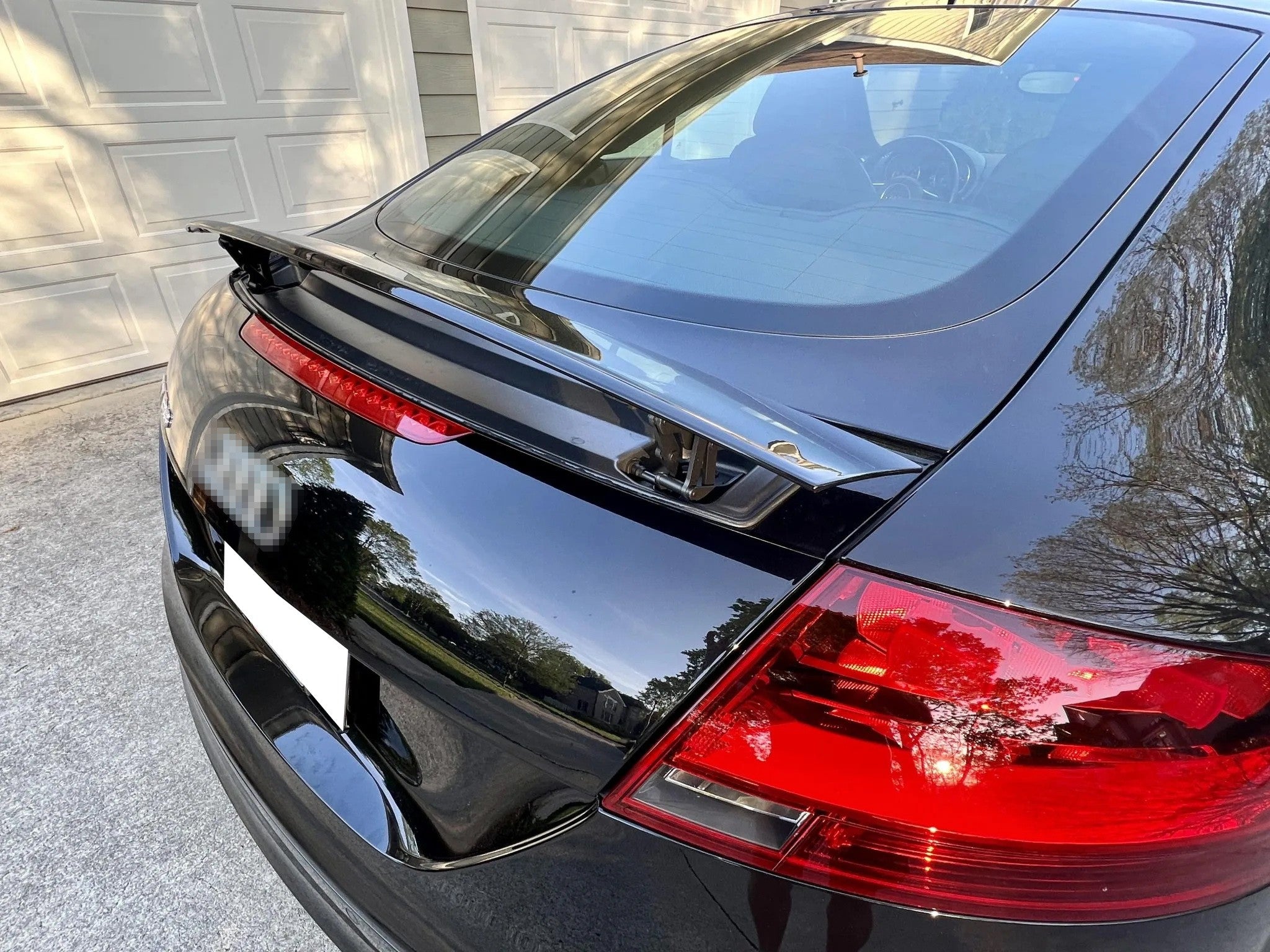 Dark Red LED Trunk Lid Third Brake Light Bar for 2008-2015 Audi TT Coupe - High Visibility Safety Upgrade for Night Driving & Car Shows