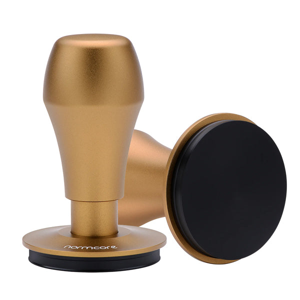 Normcore Spring Loaded Tamper V4 - Premium Gold Espresso Coffee Tamper for Baristas & Home Brewing - Perfect for Espresso Machines & Coffee Shops