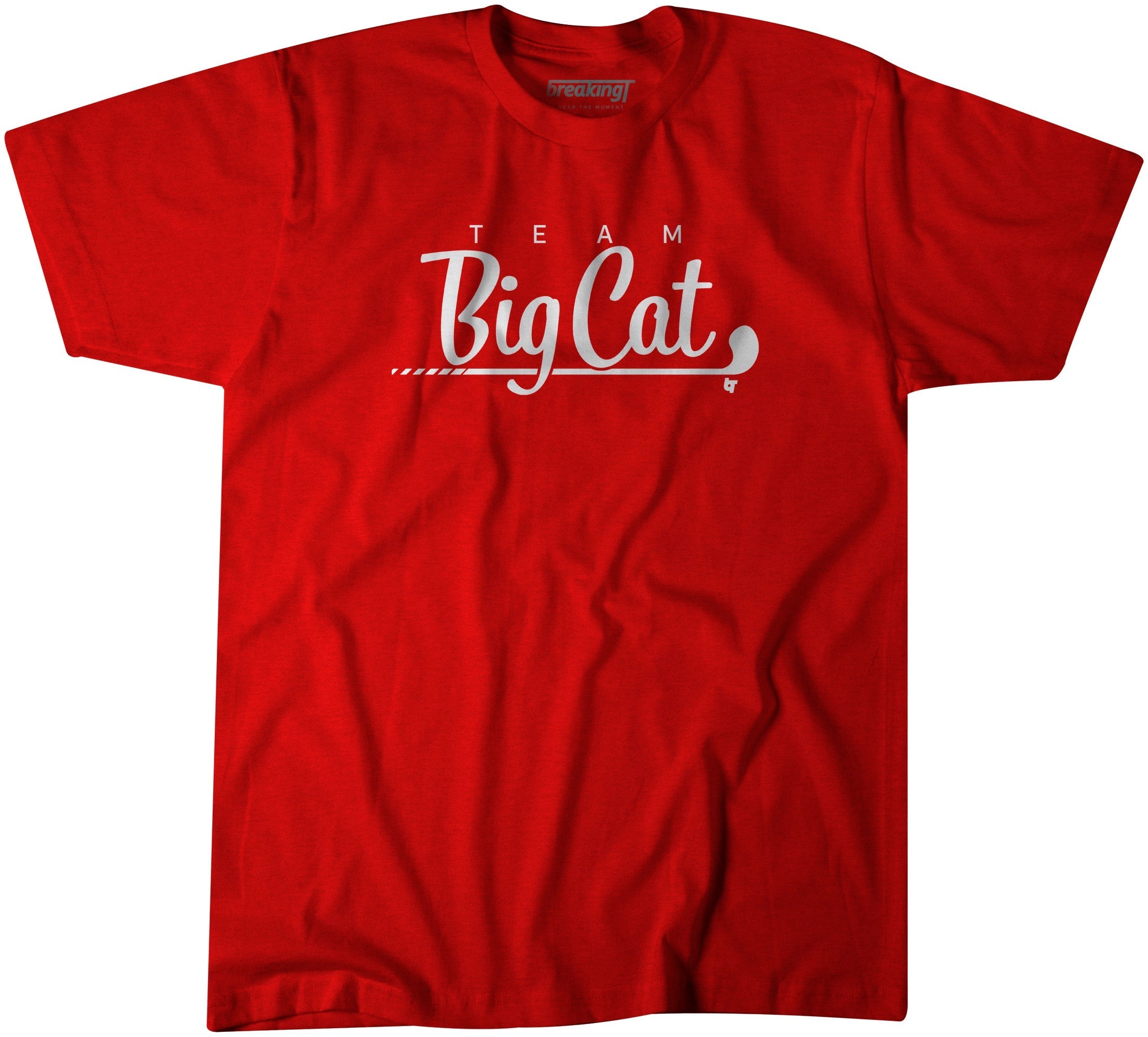 BreakingT Team Big Cat Shirt - Funny Sports Fan T-Shirt for Men & Women - Perfect for Game Day, Tailgating & Casual Wear