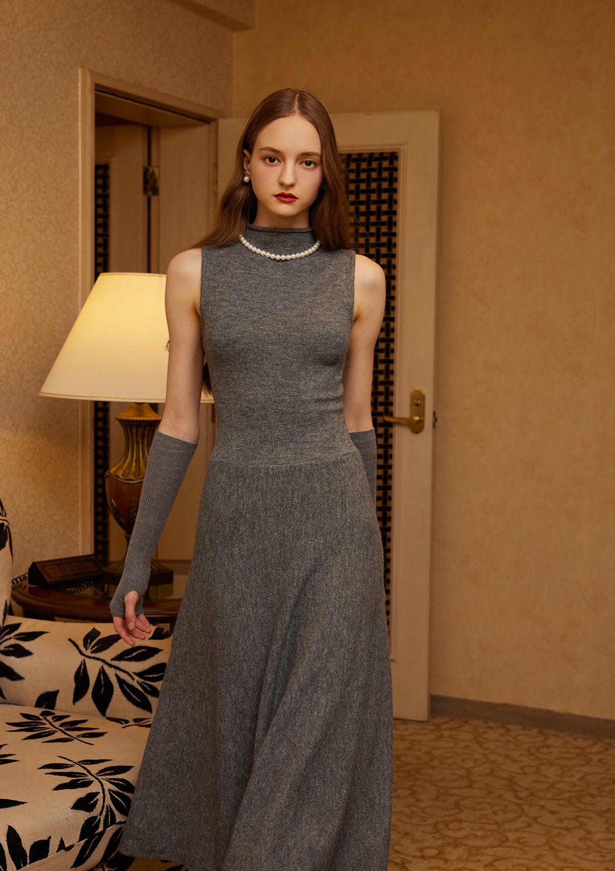 Miss Mine Knit Dress for Women - Soft Stretchy Casual Long Sleeve T-Shirt Dress - Perfect for Fall, Winter, Office Wear & Date Nights