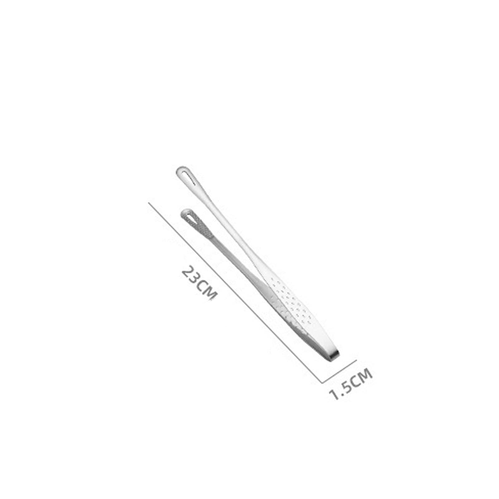 Stainless Steel Hair Removal Tweezers - Long Handle Coffee Sugar Clip for Kitchen, Bar & Salon Use | Perfect for Steak, Bread, Tea & Coffee Clips