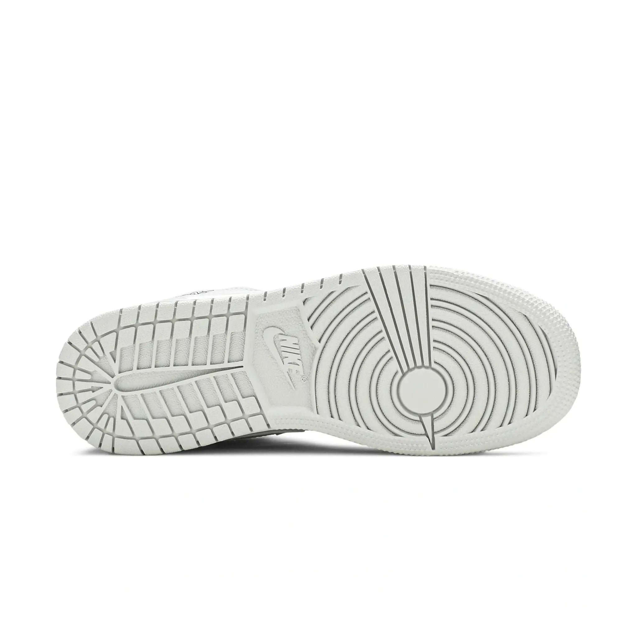 Air Jordan 1 Mid Grey Camo Sneakers for Girls (GS) - Comfortable Basketball Shoes for School, Sports & Casual Wear