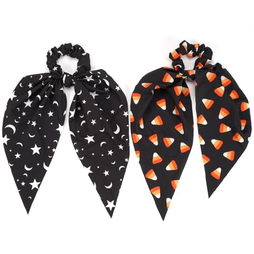 2pcs Halloween Hair Ties-B