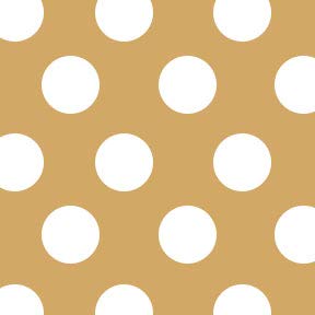 Gold with White Dots