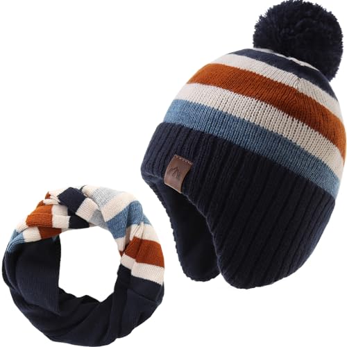 2pack Orange Stripe+scarf