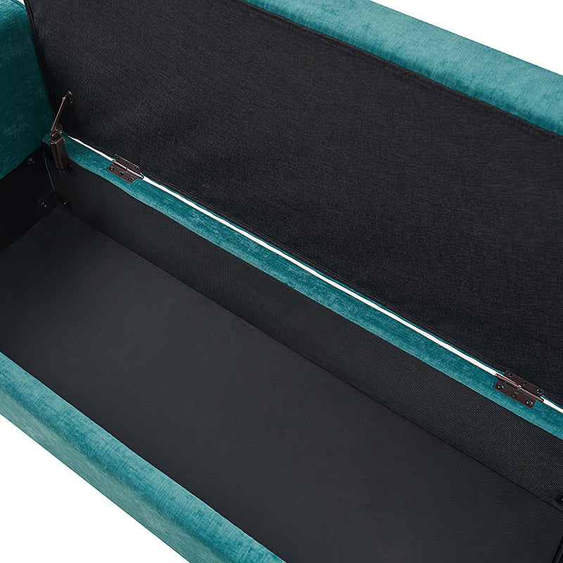 Gabino Traditional Style Storage Bench - Multipurpose Entryway, Living Room, Bedroom Seat with Storage - Perfect for Home Decor & Organization