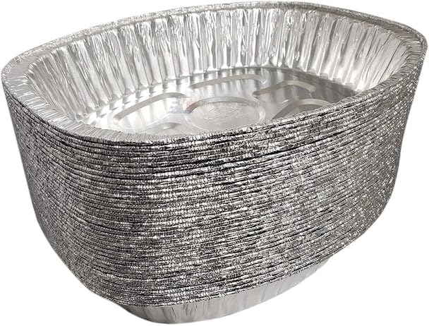 Extra Large Disposable Aluminum Turkey Roaster Pan - Durable & 100% Recyclable for Thanksgiving, Brisket, Baking & Roasting (Pack of 200) - Perfect for Holiday Feasts, Catering & Large Gatherings