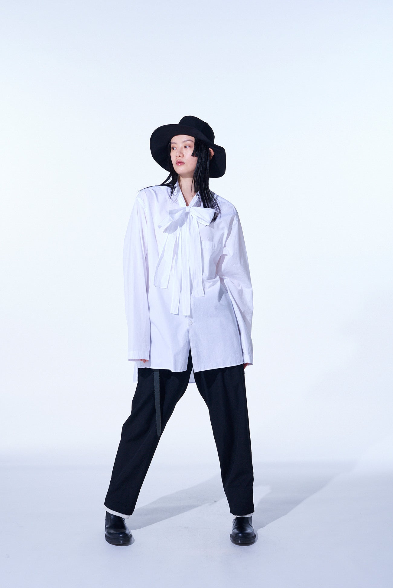 Stylish Cotton Broadcloth Bow Collar Shirt for Women - Elegant Office & Casual Wear | Perfect for Work, Dates & Special Occasions