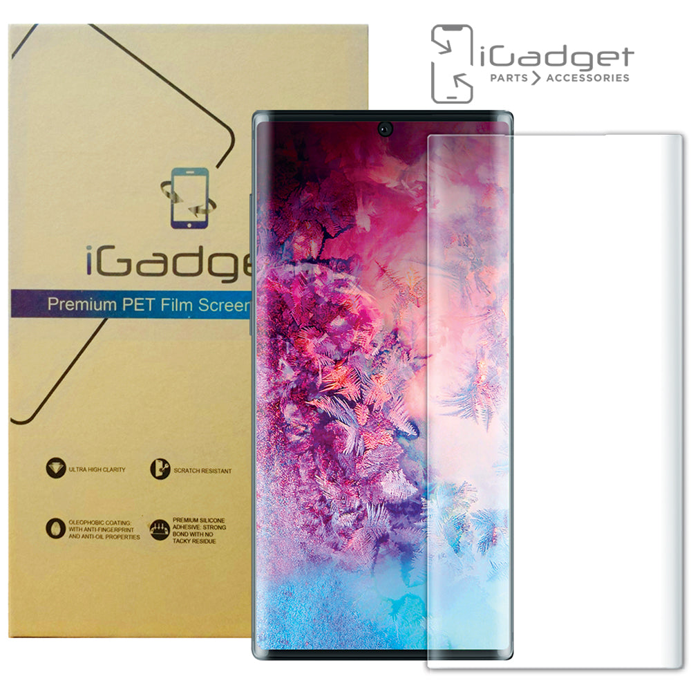 Samsung Galaxy Note 10 Screen Protector - 3D Curved PET Film for Scratch Protection | Perfect Fit for Galaxy Note 10 Smartphone | Ideal for Work, Travel & Everyday Use