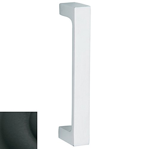 Baldwin 2557 7 Inch Center to Center Atlanta Style Door Pull - Satin Black Finish | Modern Cabinet & Drawer Handle for Kitchen, Bathroom & Furniture