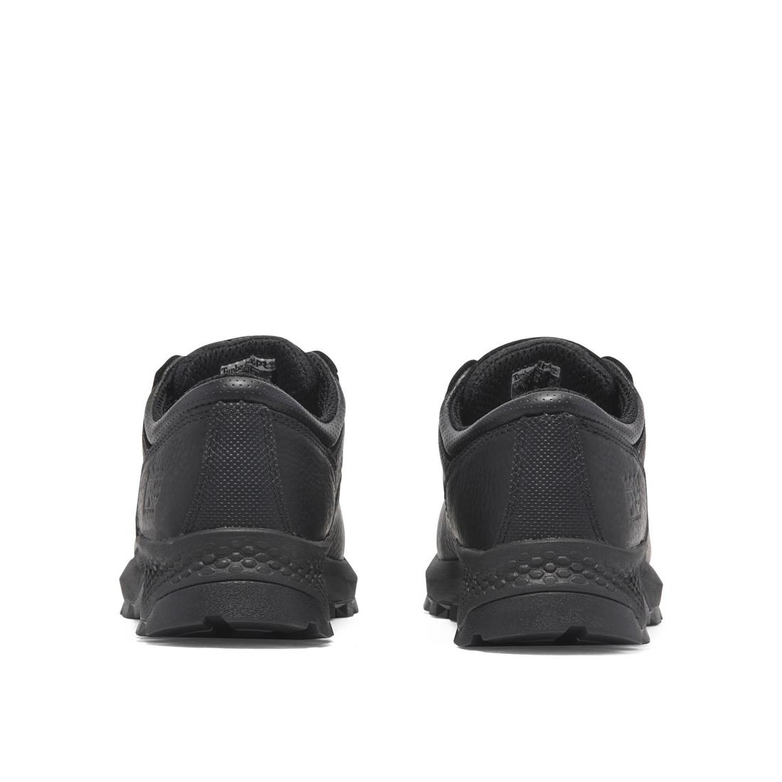 Titan Ev Composite Toe Oxford Work Shoes for Men - Black Safety Shoes for Construction, Warehouse & Industrial Work - Lightweight & Comfortable