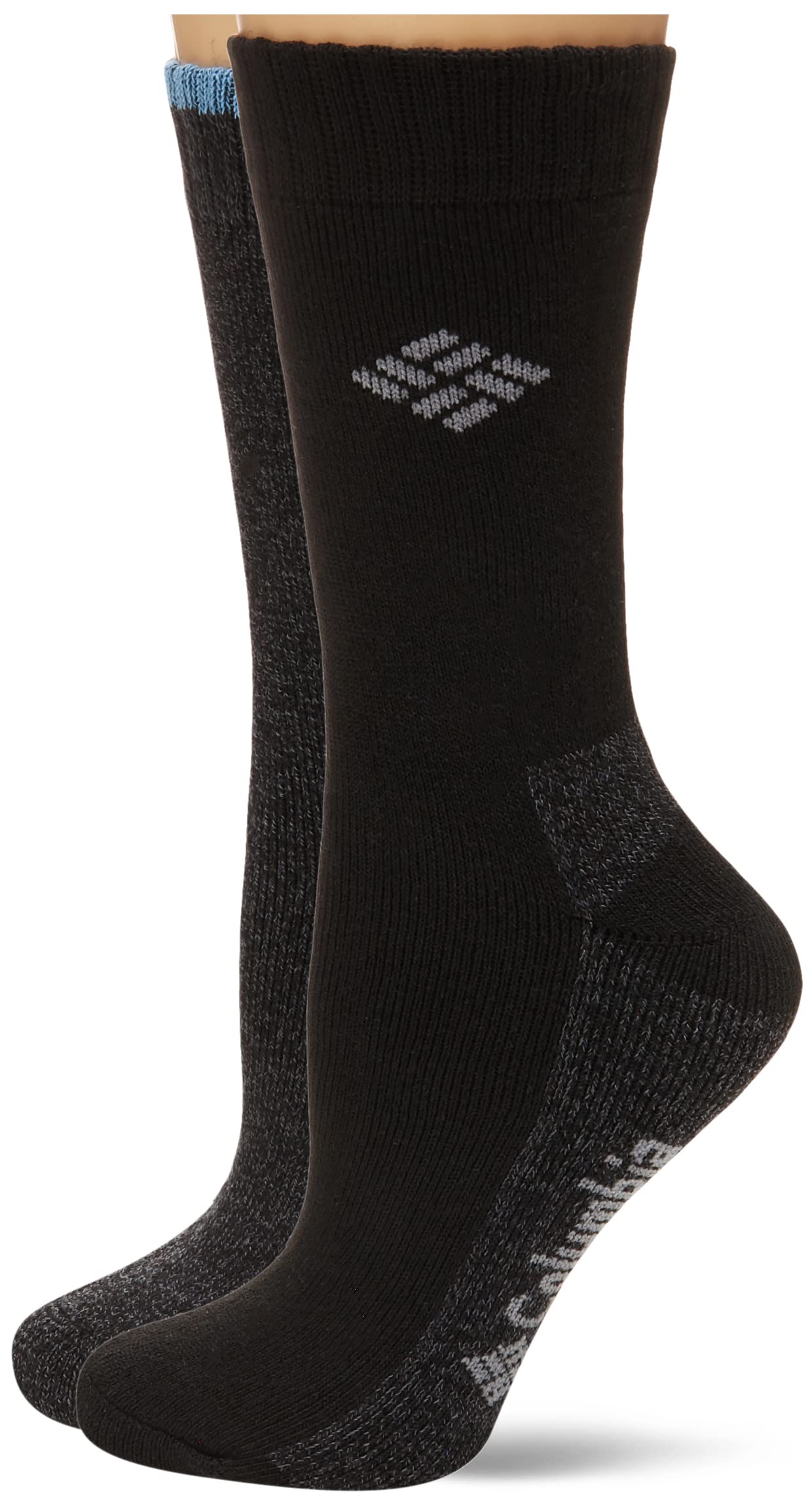 Columbia Women's 4-Pack Moisture-Wicking Crew Socks - Breathable & Comfortable Hiking, Running & Everyday Wear Socks for Active Women