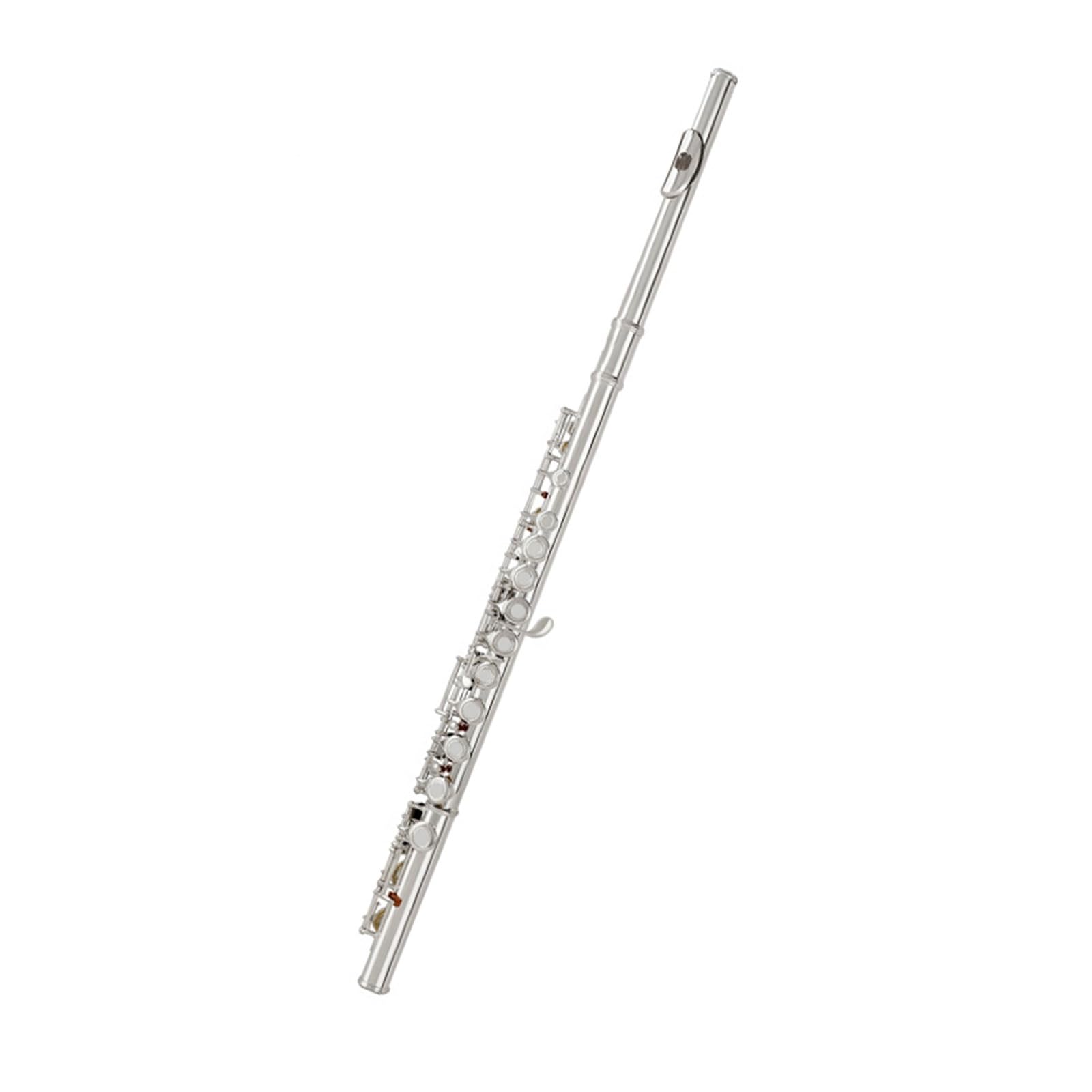**Beginner Flute, Silver-Plated 16-Key C Flute with E Key, Woodwind Instrument – Perfect for Students, Band Practice & Live Performances**