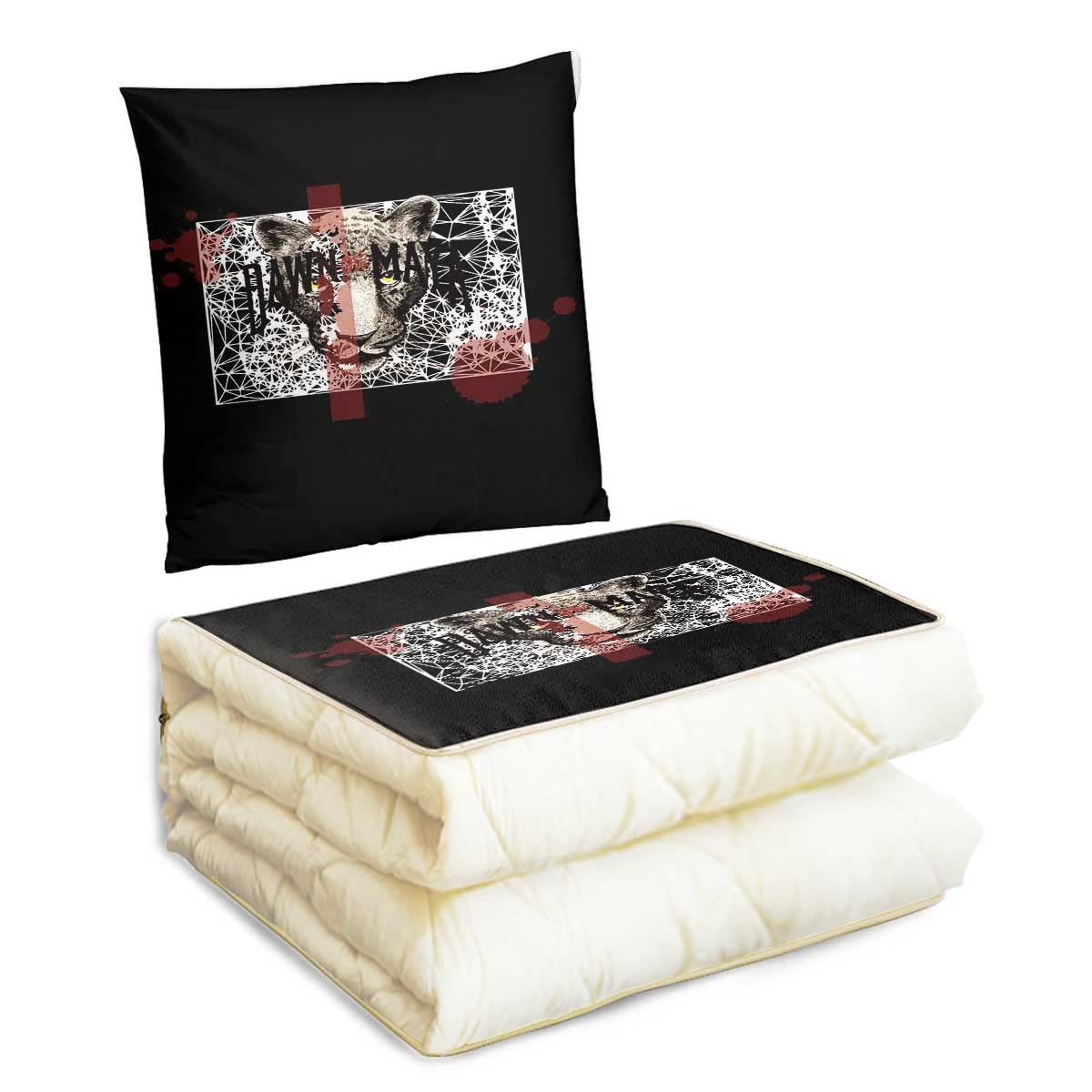 Soft Travel Blanket & Throw Pillow Set - 18