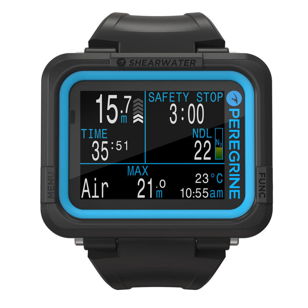 Shearwater Peregrine Dive Computer - Professional Scuba Diving Gear for Underwater Exploration & Adventure | Perfect for Recreational & Technical Divers