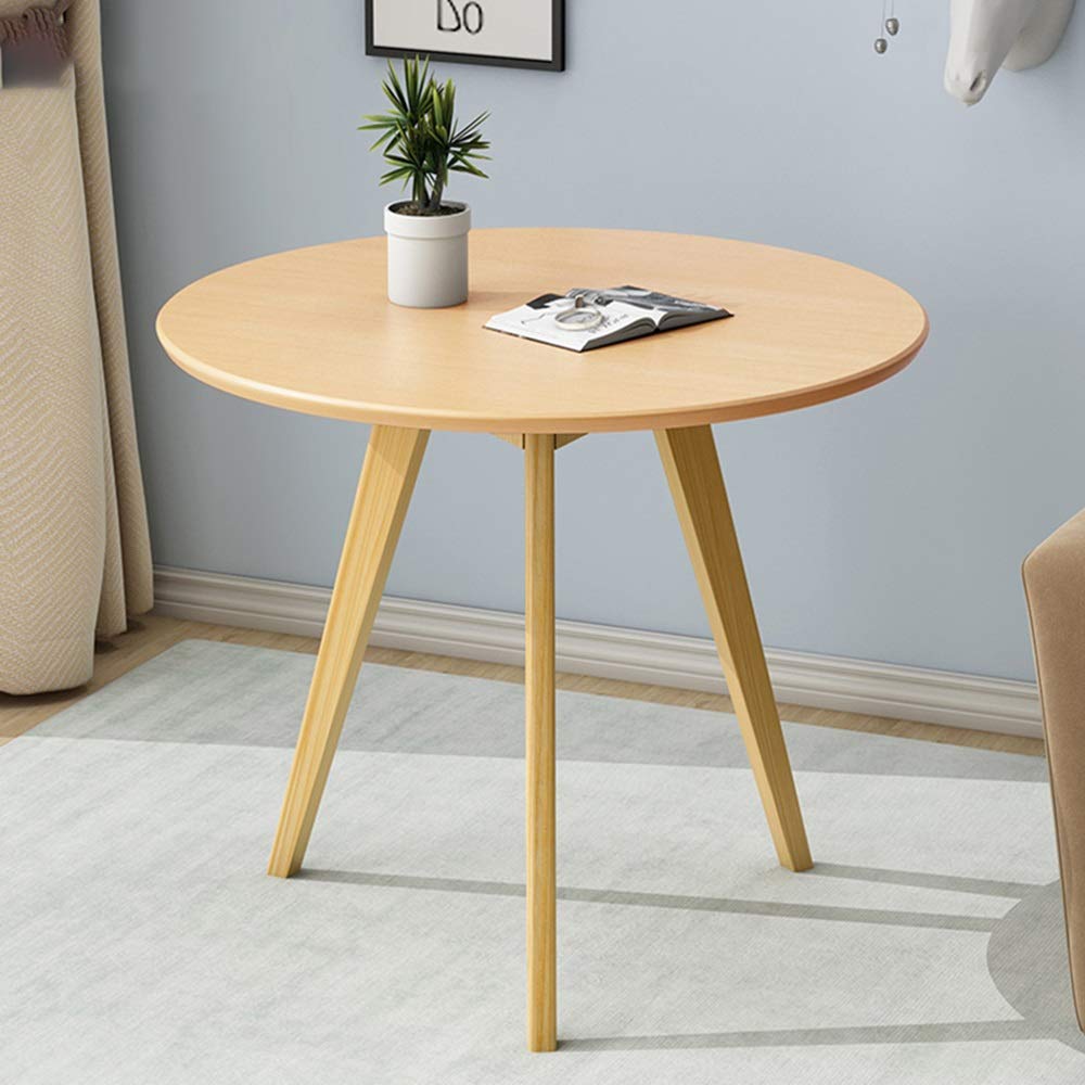 Compact Solid Wood Coffee Table - Lightweight Multipurpose Snack Table with Shelf for Small Apartments (45×45×47cm) | Perfect for Living Room, Dorm, Bedside & Studio Use