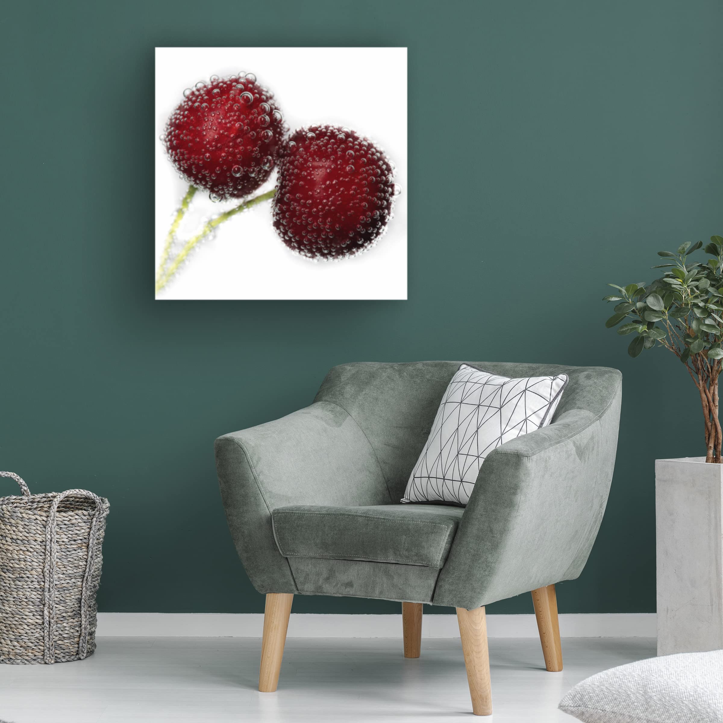 Trademark Fine Art 'Bubbles' Canvas Wall Art by Xavier Garcia - Modern Abstract Painting for Living Room, Bedroom & Office Decor