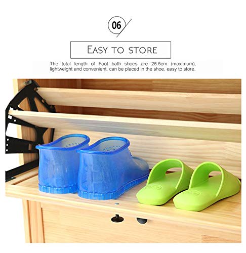 CHAW Foot Massage SPA Boots - Improve Blood Circulation, Non-Slip Foot Bath Shoes for Home & Office Use - Perfect for Relaxation After Work, Travel, or Gym Sessions