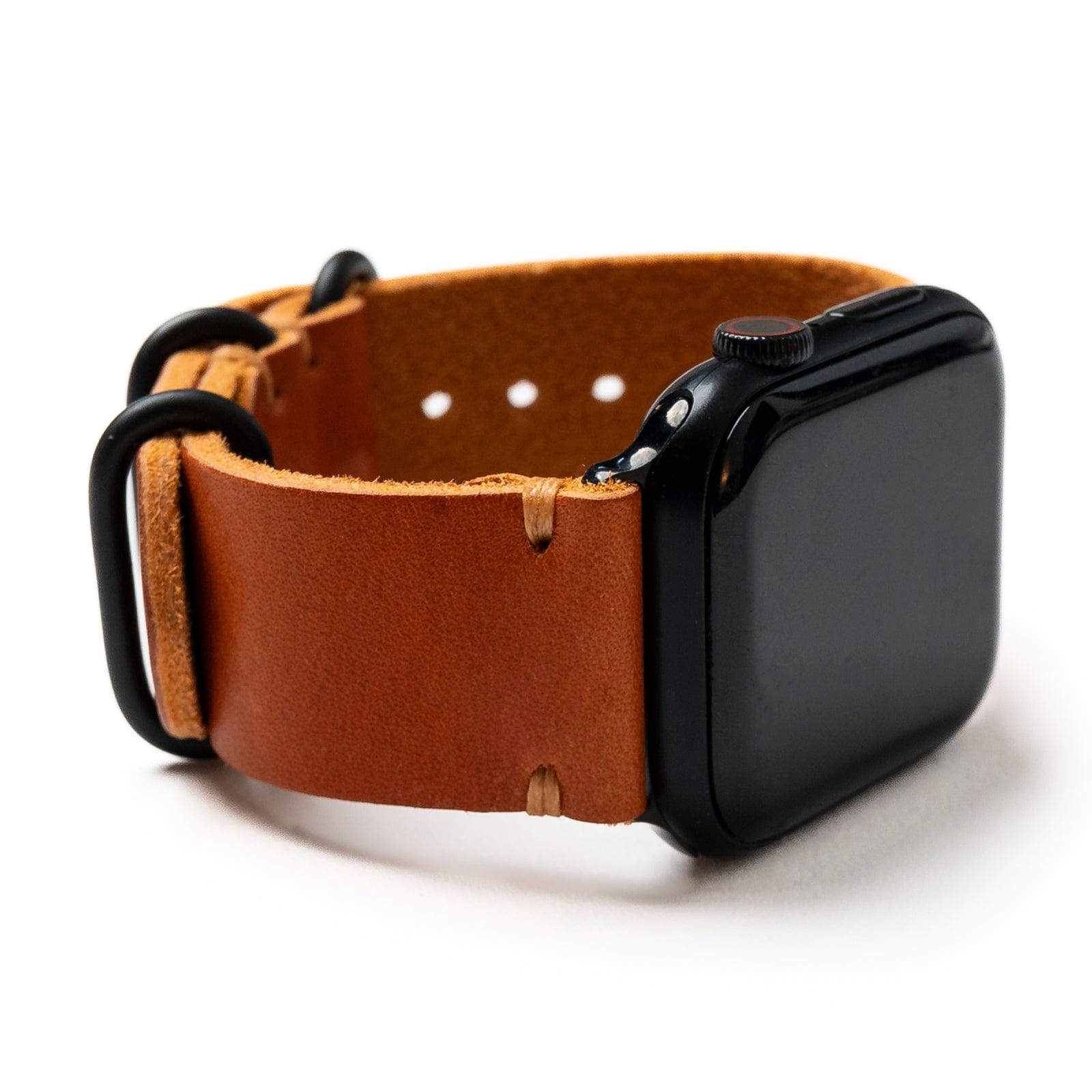 Genuine Leather Apple Watch Band - Premium Replacement Strap for Apple Watch Series 9/8/7/6/SE - Soft Comfortable & Adjustable - Perfect for Workouts, Office & Everyday Wear