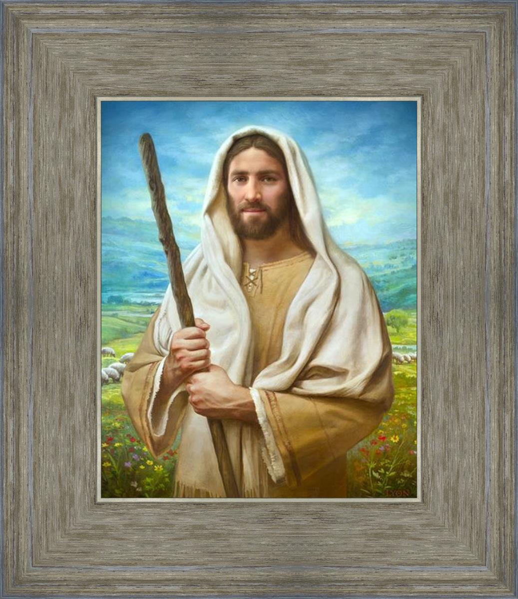 Feed My Sheep by Howard Lyon - Inspirational Christian Art Print for Home, Office & Church Decor - Perfect for Gifts & Spiritual Encouragement