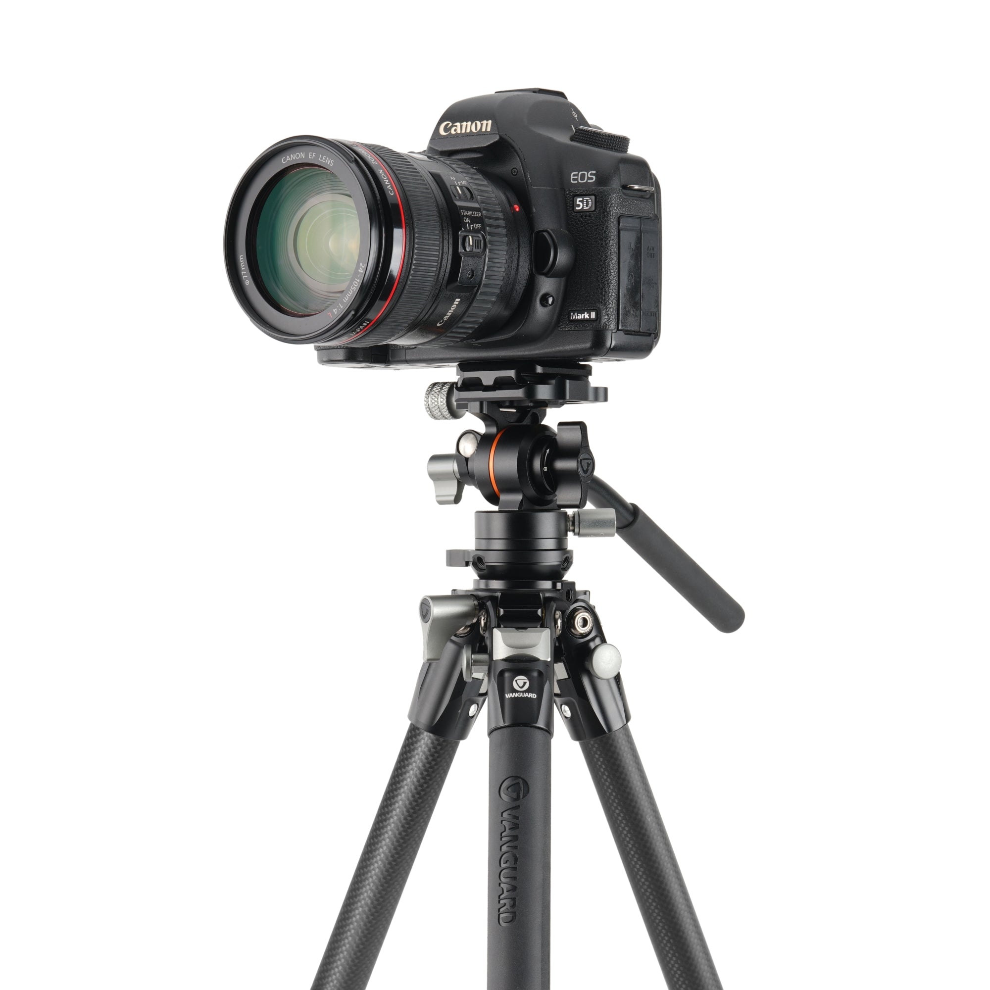 Alta Pro 3VLT 235CV12 Carbon Fiber Travel Tripod with Counterbalancing Video Head - Lightweight Professional Camera Stand for Travel Photography & Videography