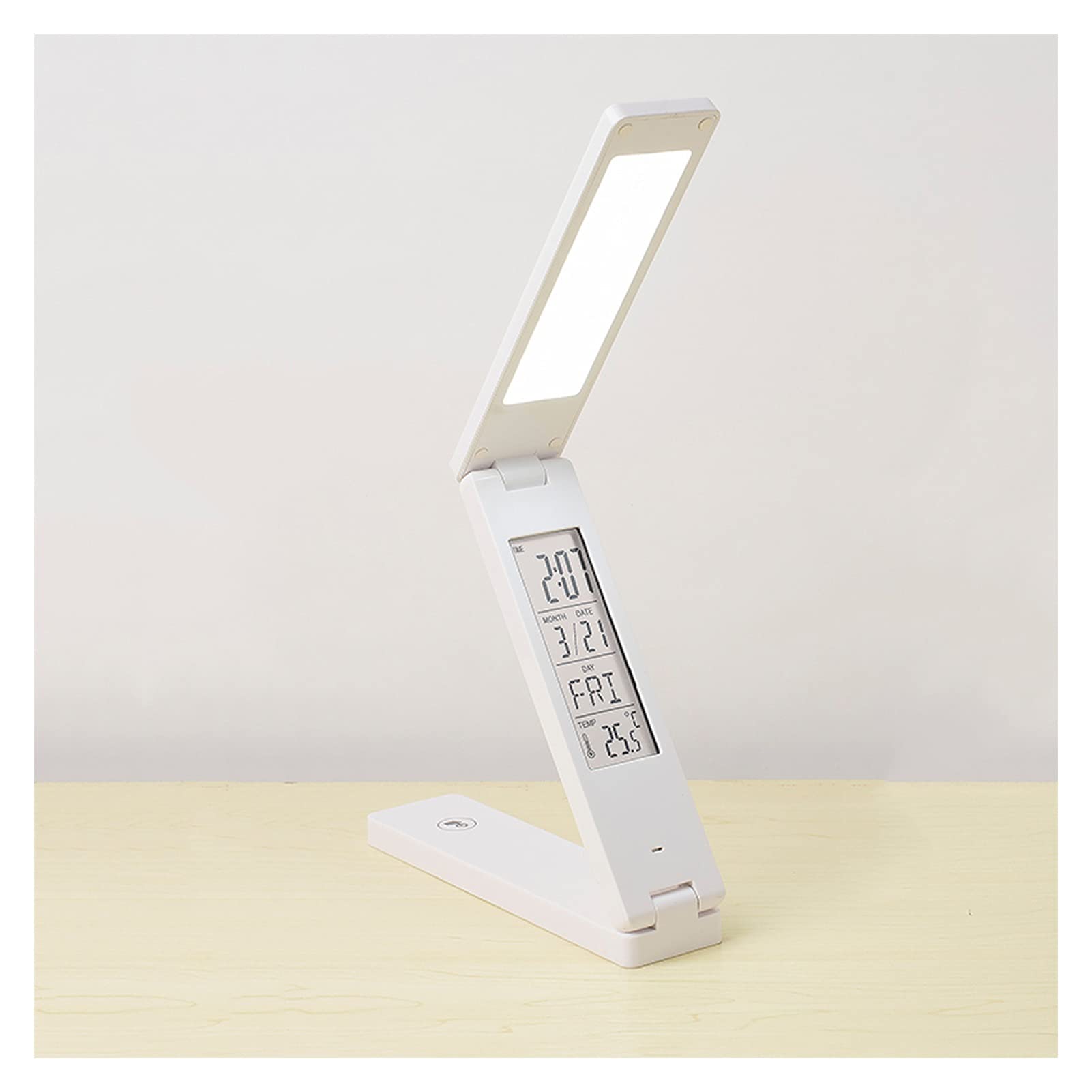 Adjustable LED Desk Lamp with 3 Color Modes & USB Charging Port - Stepless Dimmable Reading Light for Office, Study, Bedroom - Portable Folding Design with 2000mAh Battery for Students & Professionals