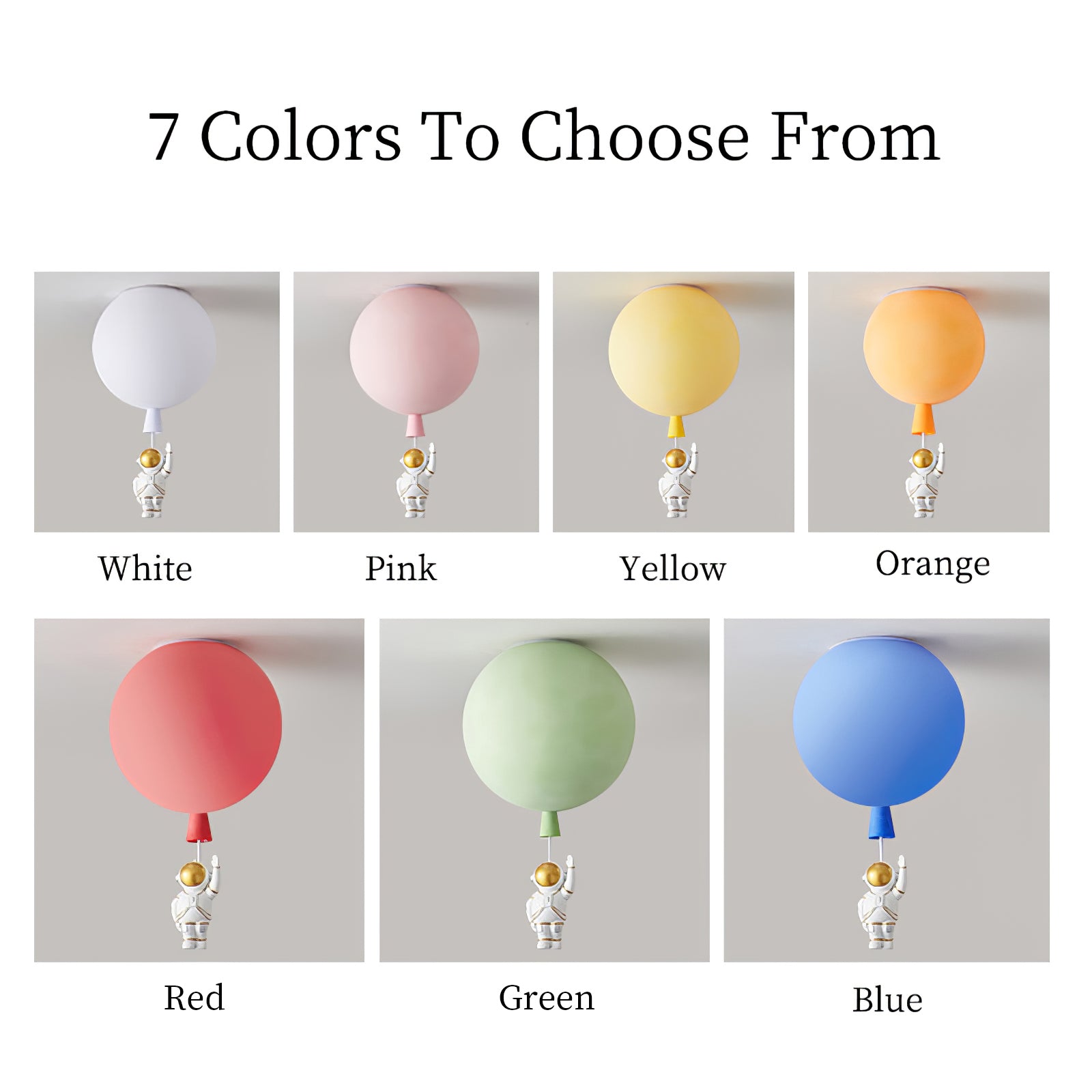 Frosted Glass Balloon Pendant Light - Modern Ceiling Lighting Fixture for Living Room, Bedroom, and Dining Room Decor