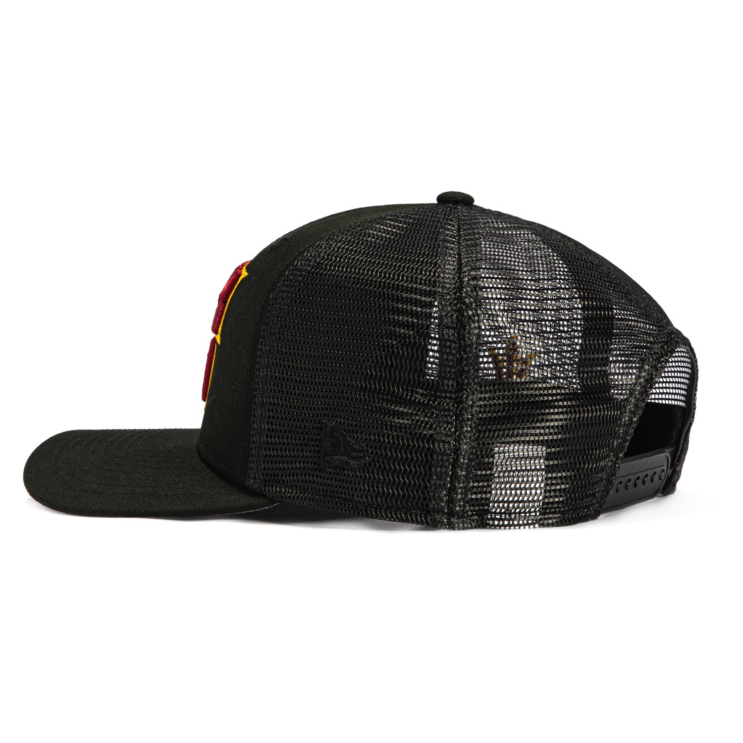 New Era 9Seventy Arizona State Sun Devils Snapback Trucker Hat with Logo Patch - Black | Official NCAA College Fan Gear for Sports & Casual Wear