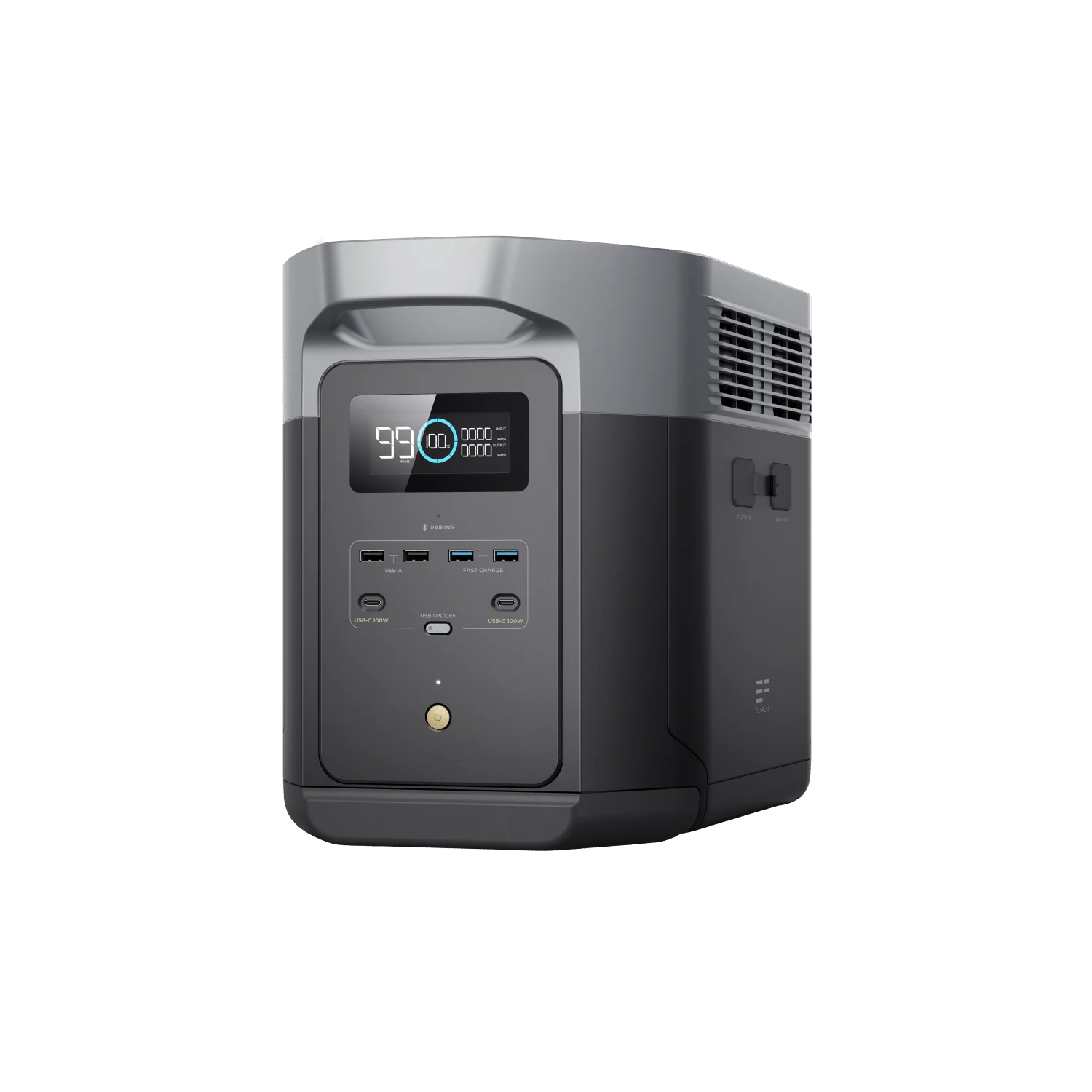 EcoFlow DELTA 2 Max 2048Wh/2400W Portable Power Station with LiFePO4 Battery & App Control - Perfect for Camping, RV Trips, Home Backup & Emergency Power Supply