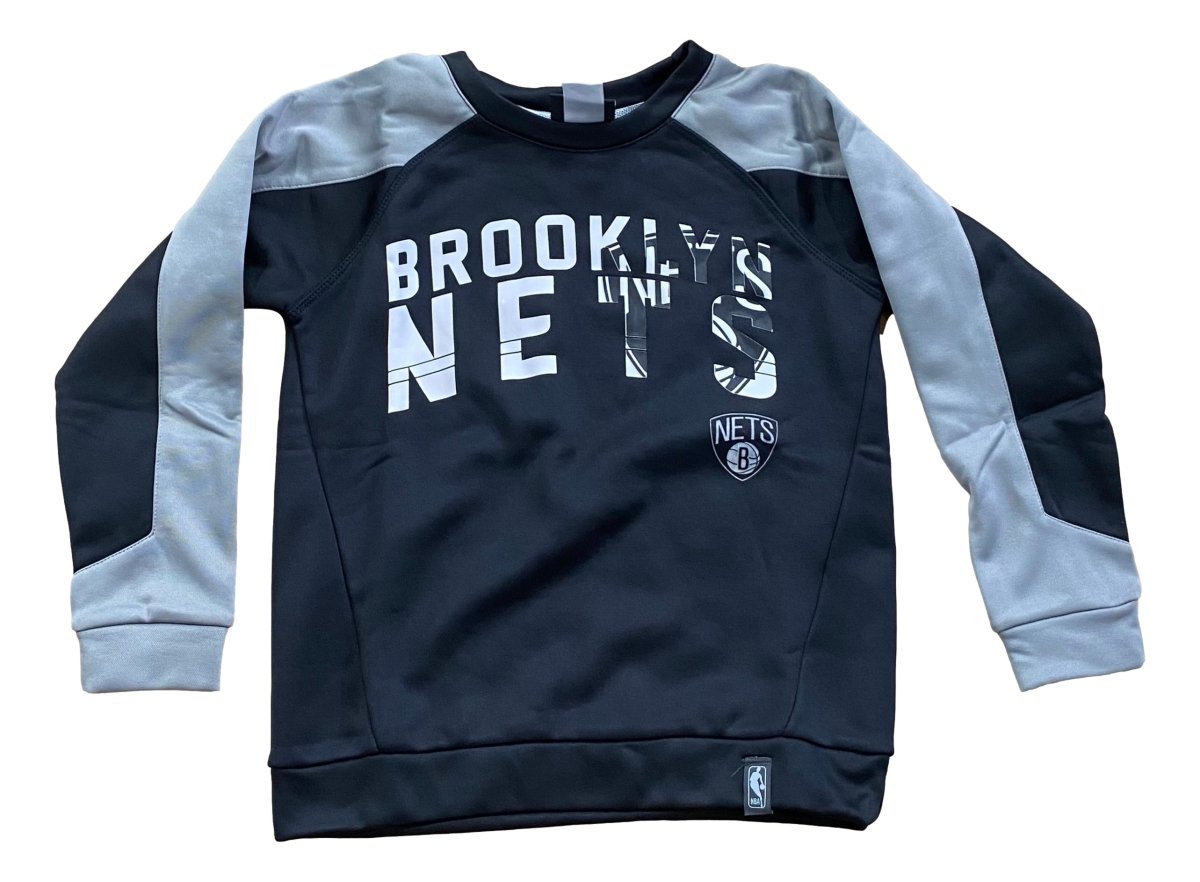 Brooklyn Nets Kids Crew Neck Jacket - NBA Basketball Team Apparel for Boys & Girls - Perfect for Game Day, School, and Fan Events