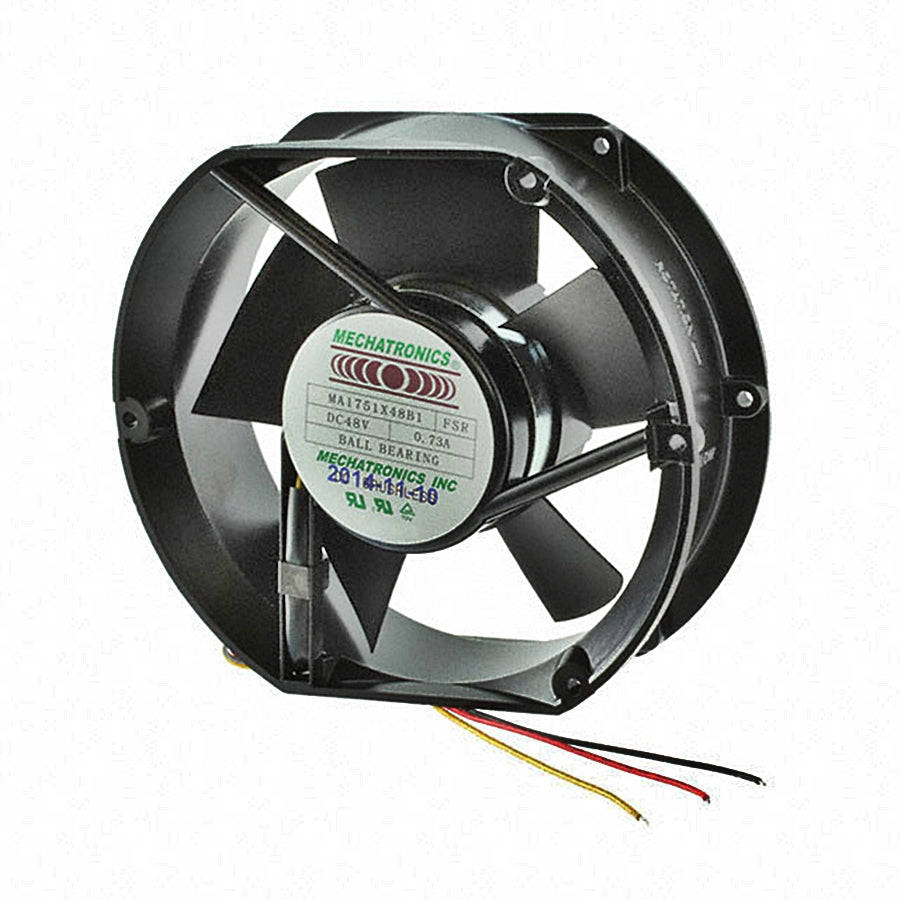 MA1751X24B1 24V DC Cooling Fan 172x150x50.8mm - High Performance Mechatronics Fan for Electronics Cooling, Server Racks & Industrial Equipment