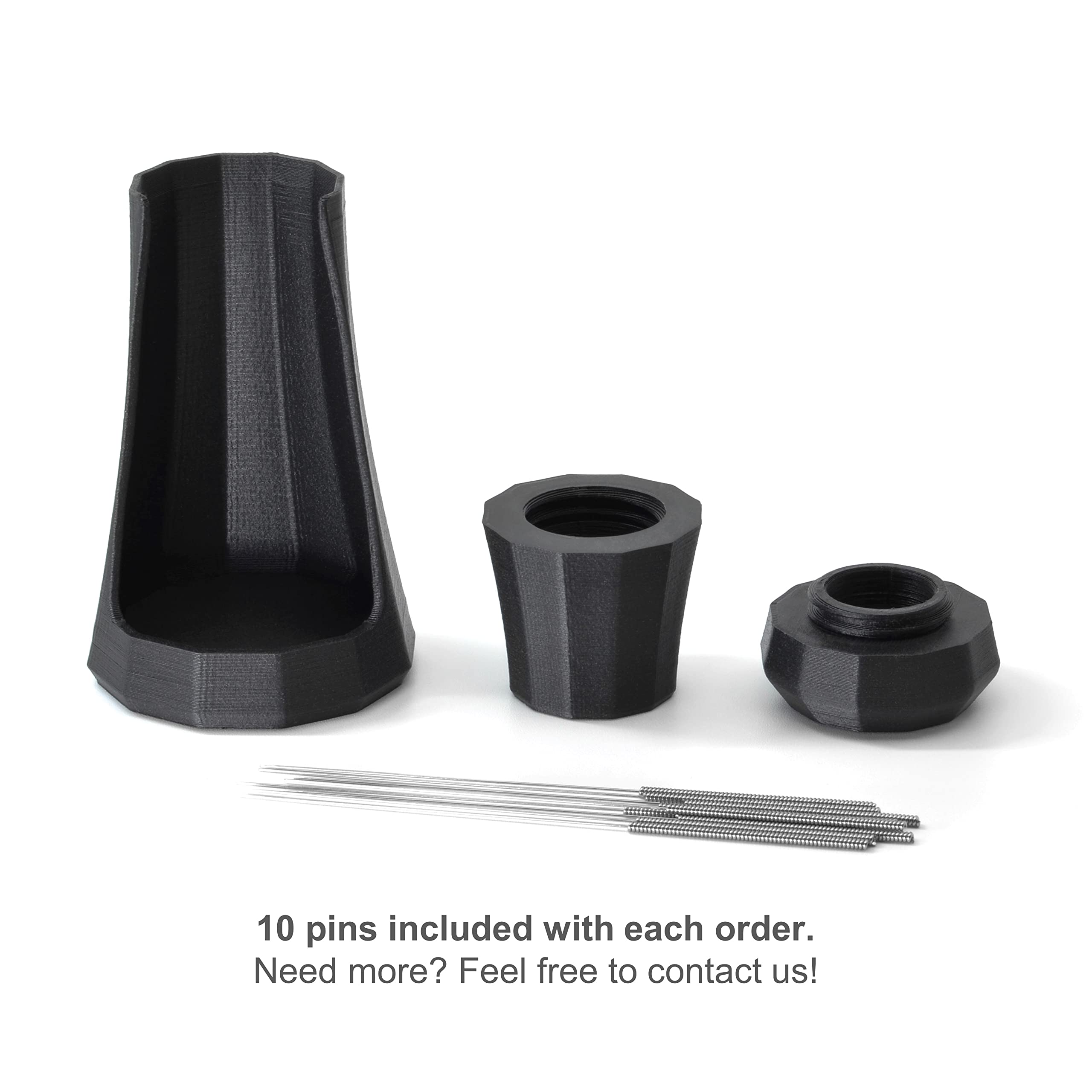 Premium WDT Tool & Self-Aligning Stand for Espresso - Black | Barista Accessories for Even Coffee Grounds Distribution | Perfect for Home & Professional Espresso Machines