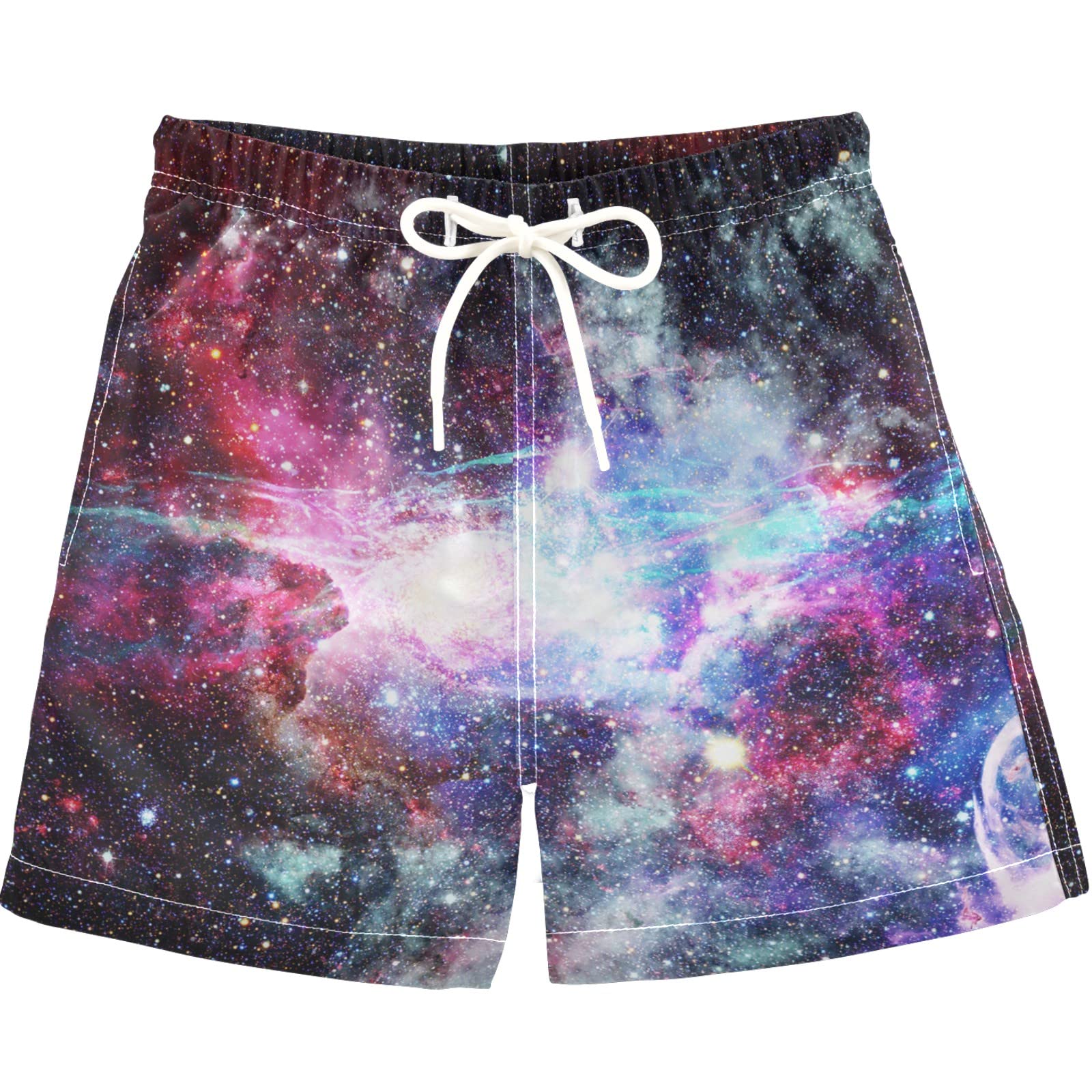 Galaxy Star Swim Trunks for Boys - Beach & Pool Fun