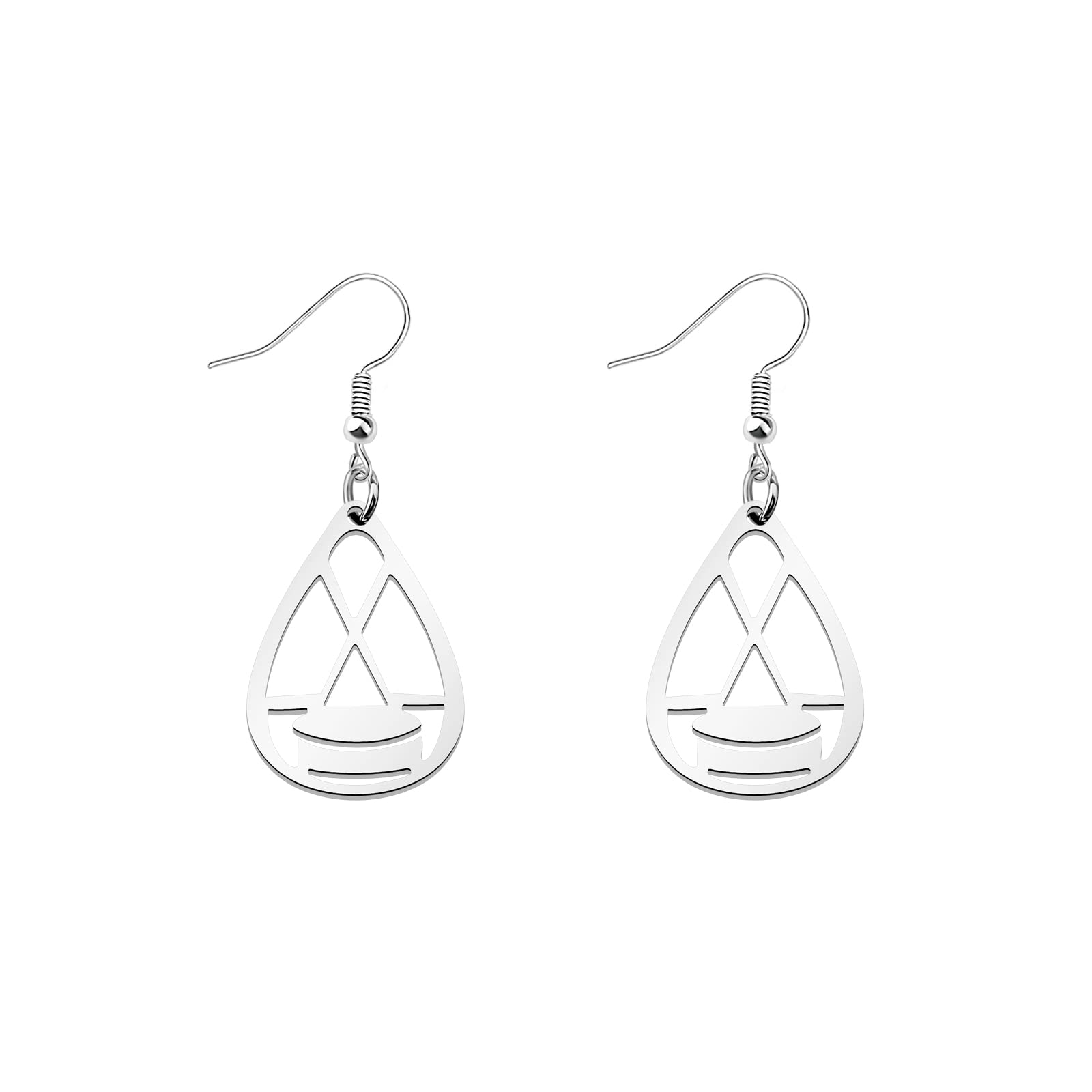 ENSIANTH Hockey Player Earrings - Unique Ice Hockey Gifts for Women, Team Players & Coaches - Perfect for Games, Practices & Appreciation Gifts