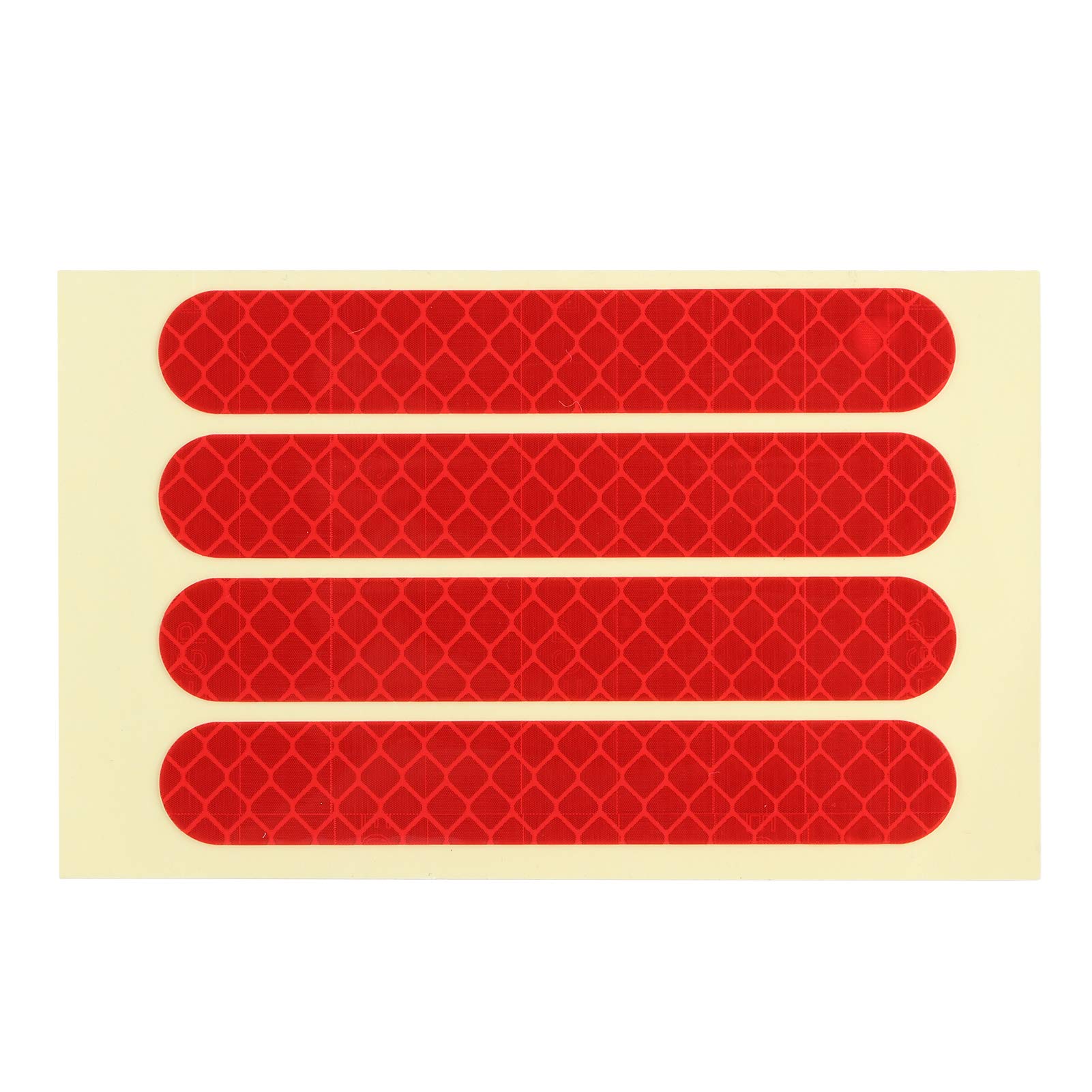 FECAMOS Reflective Wheel Stickers for Electric Scooter - Decorative Fork Cover for G30 Model (Red) - Enhance Visibility & Style for Night Riding & Commuting