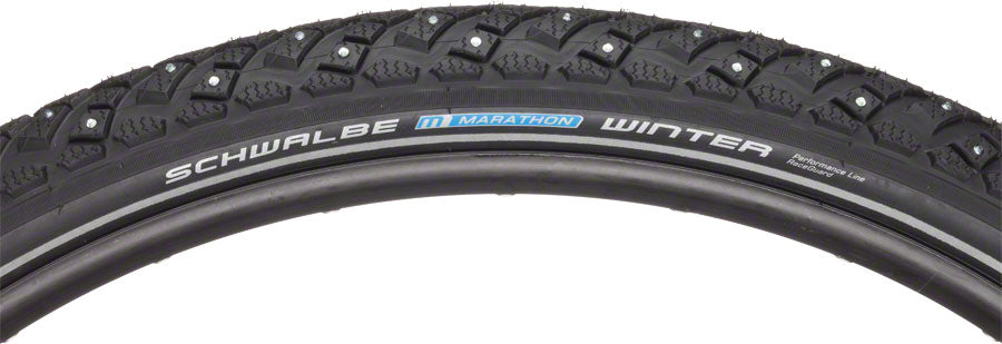 2 Pack Schwalbe Marathon Winter Plus Bike Tires - 29x2 Clincher Wire Performance Line (11100597.01) - Premium Winter Cycling Tires for Mountain Bikes, Snow & Ice Riding